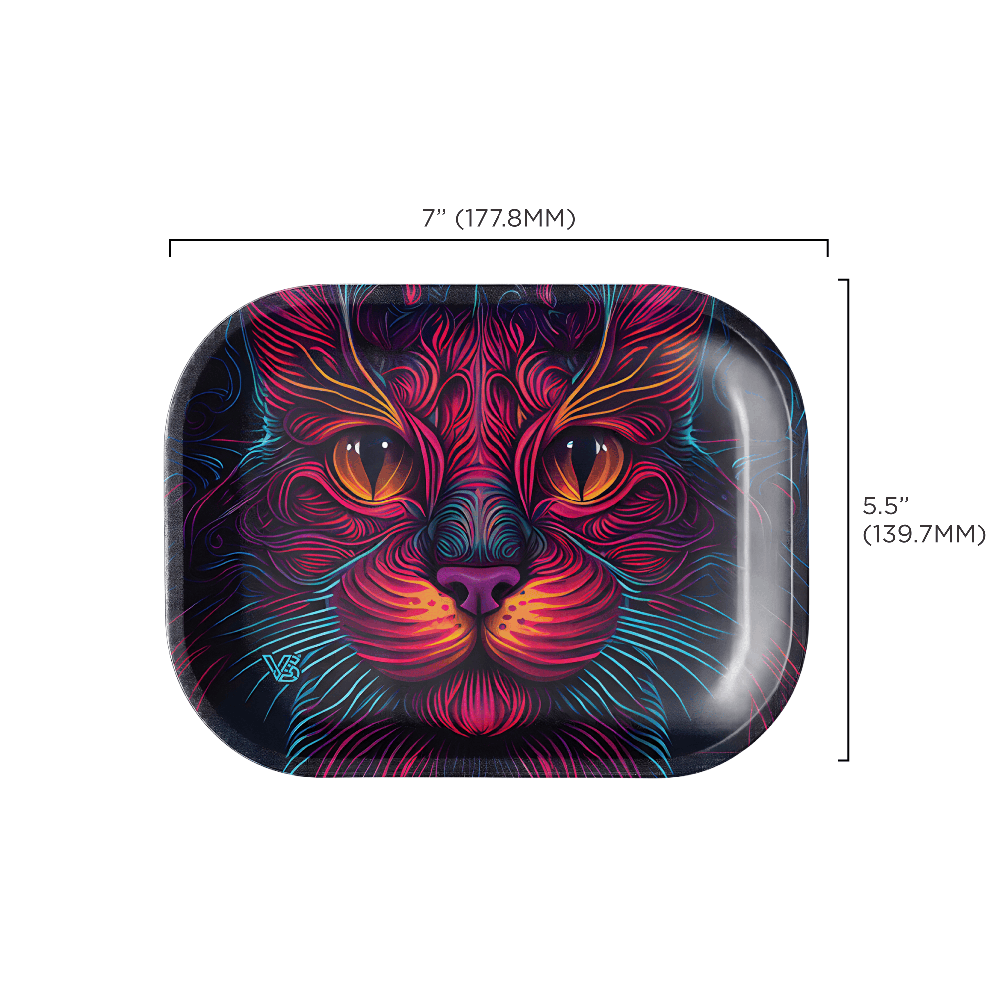 v-syndicate-metal-rollin-tray-cat-prism-drehtablett-small image 2