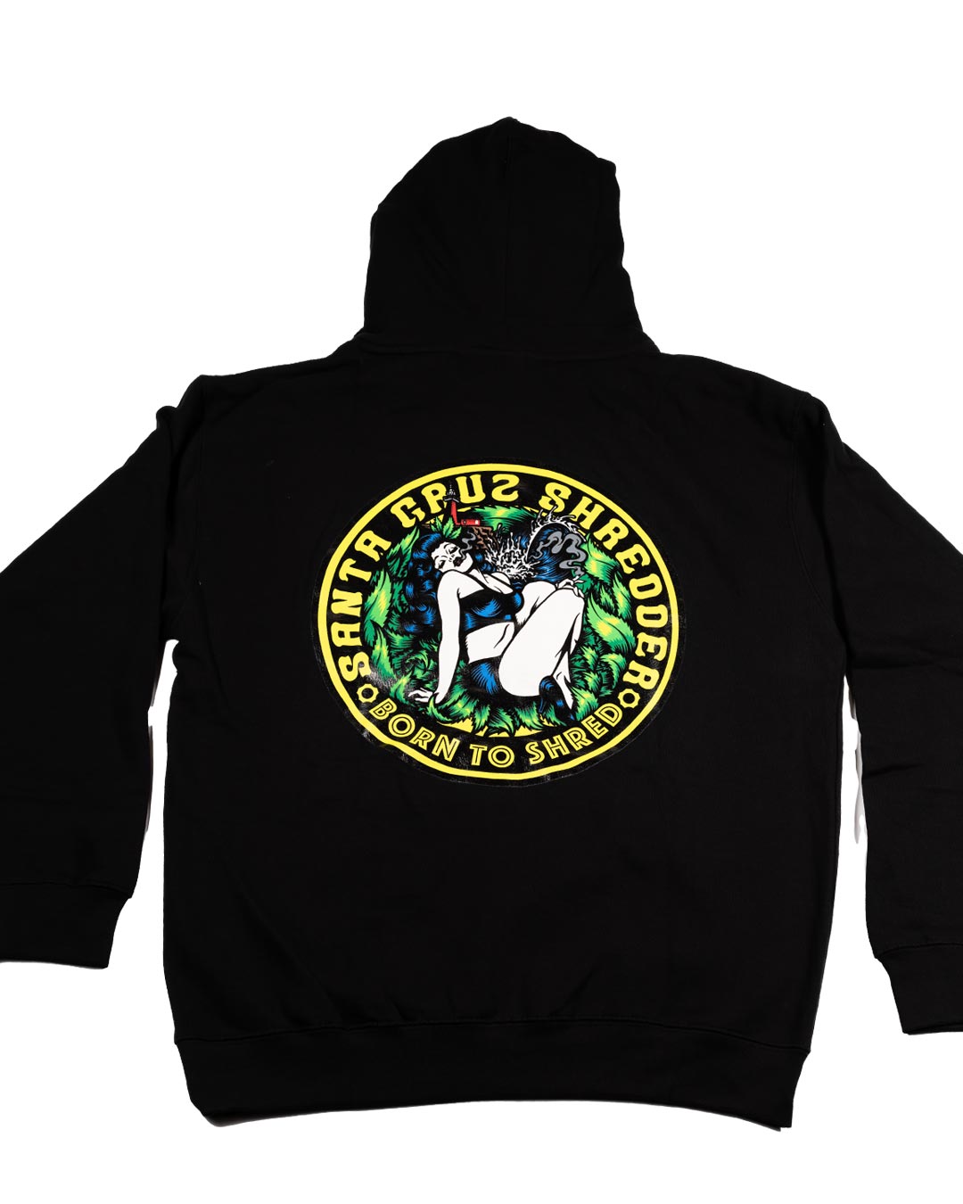 santa-cruz-shredder-signature-series-pinup-hoodie-schwarz-baumwolle image 3
