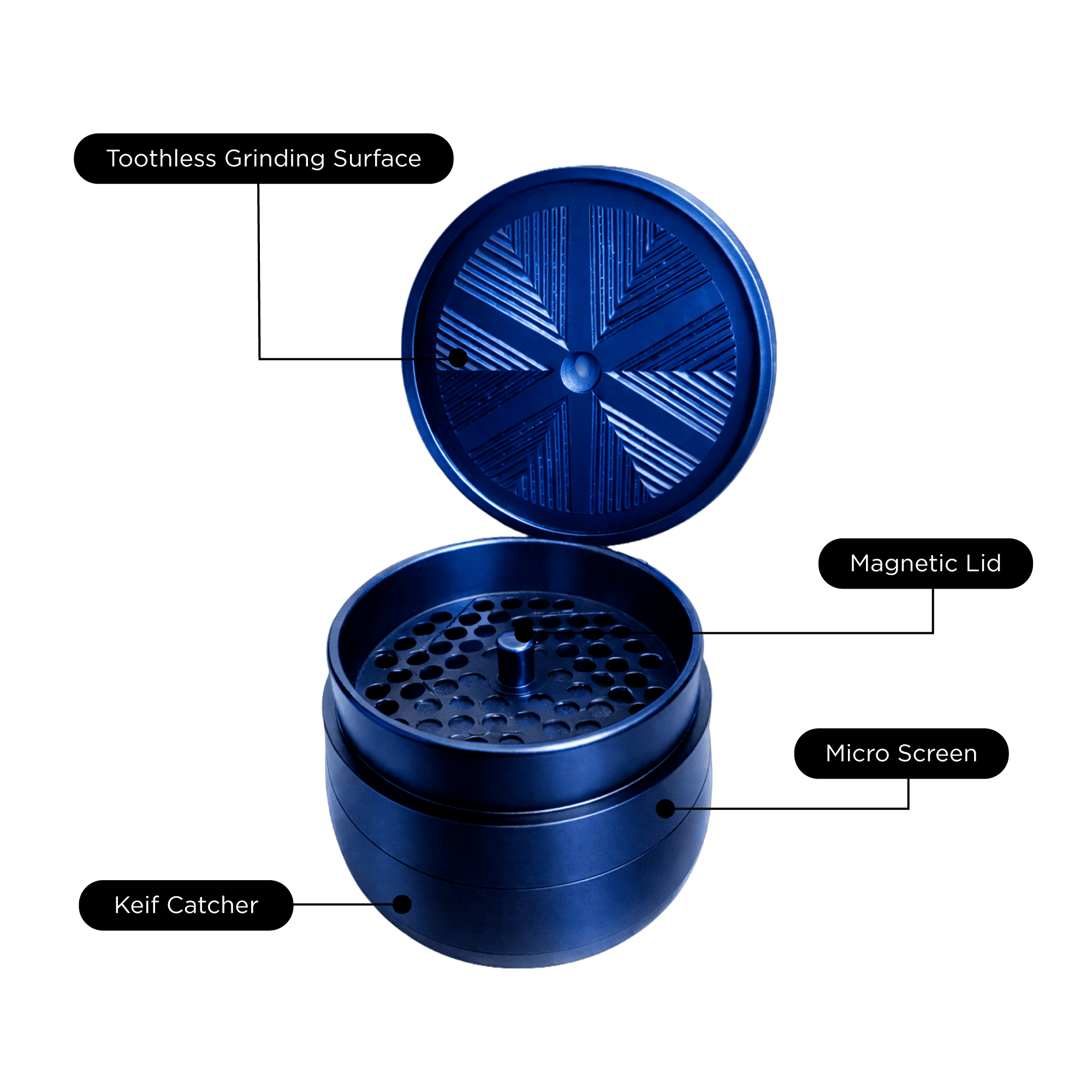 v-syndicate-gridlock-toothless-grinder-blau-metall-kr-uterm-hle-mit-sieb image 4