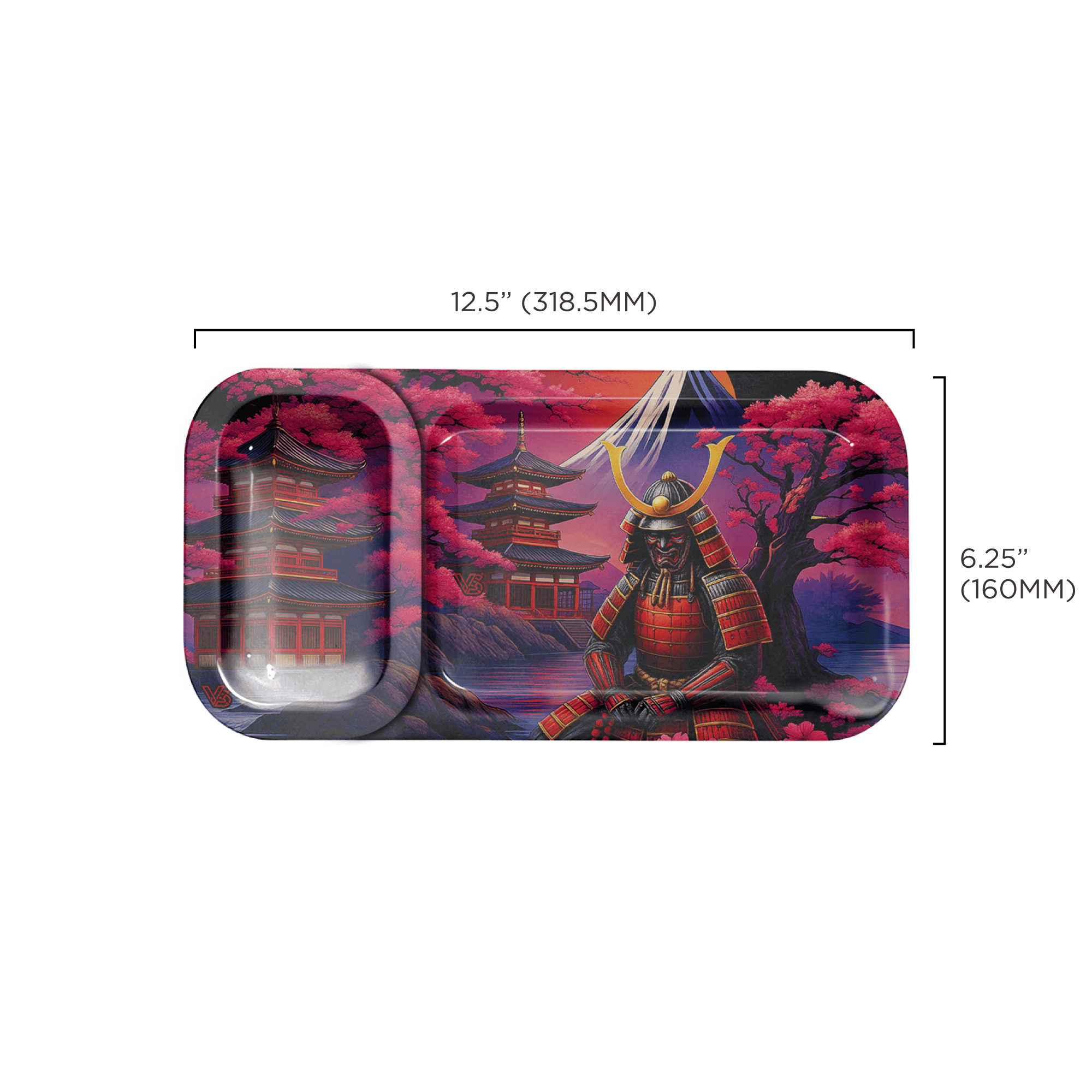 v-syndicate-duotray-shogun-rolling-tray-metall-2-in-1 image 3