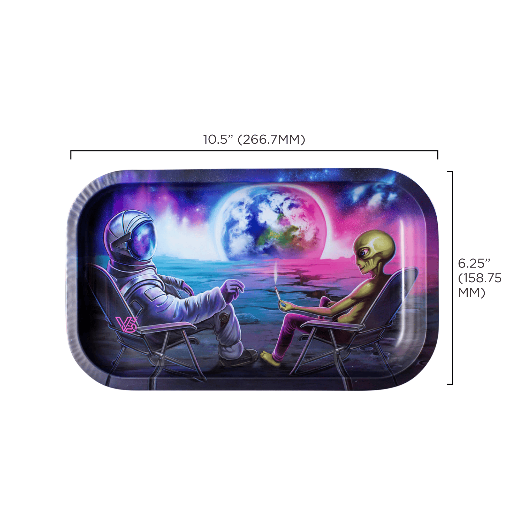 v-syndicate-metal-rollin-tray-blunt-orbit-drehtablett-small-metall image 6