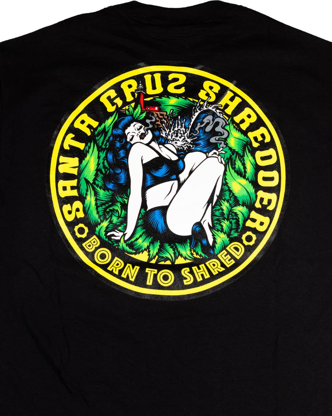 santa-cruz-shredder-signature-pinup-t-shirt-gr-l-schwarz image 2