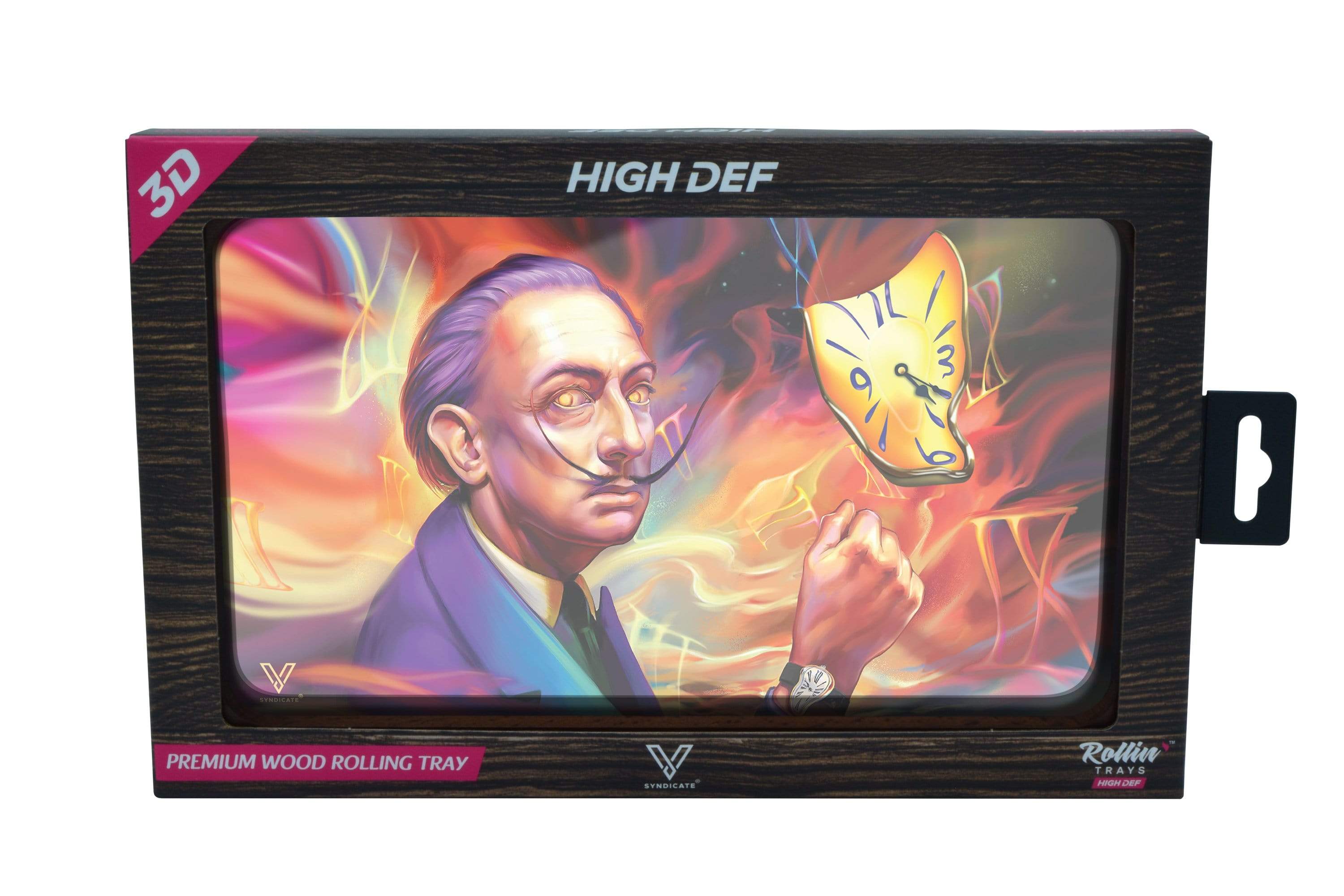 v-syndicate-3d-hd-wood-tray-dalirious-drehtablett-klein-holz-3d image 7