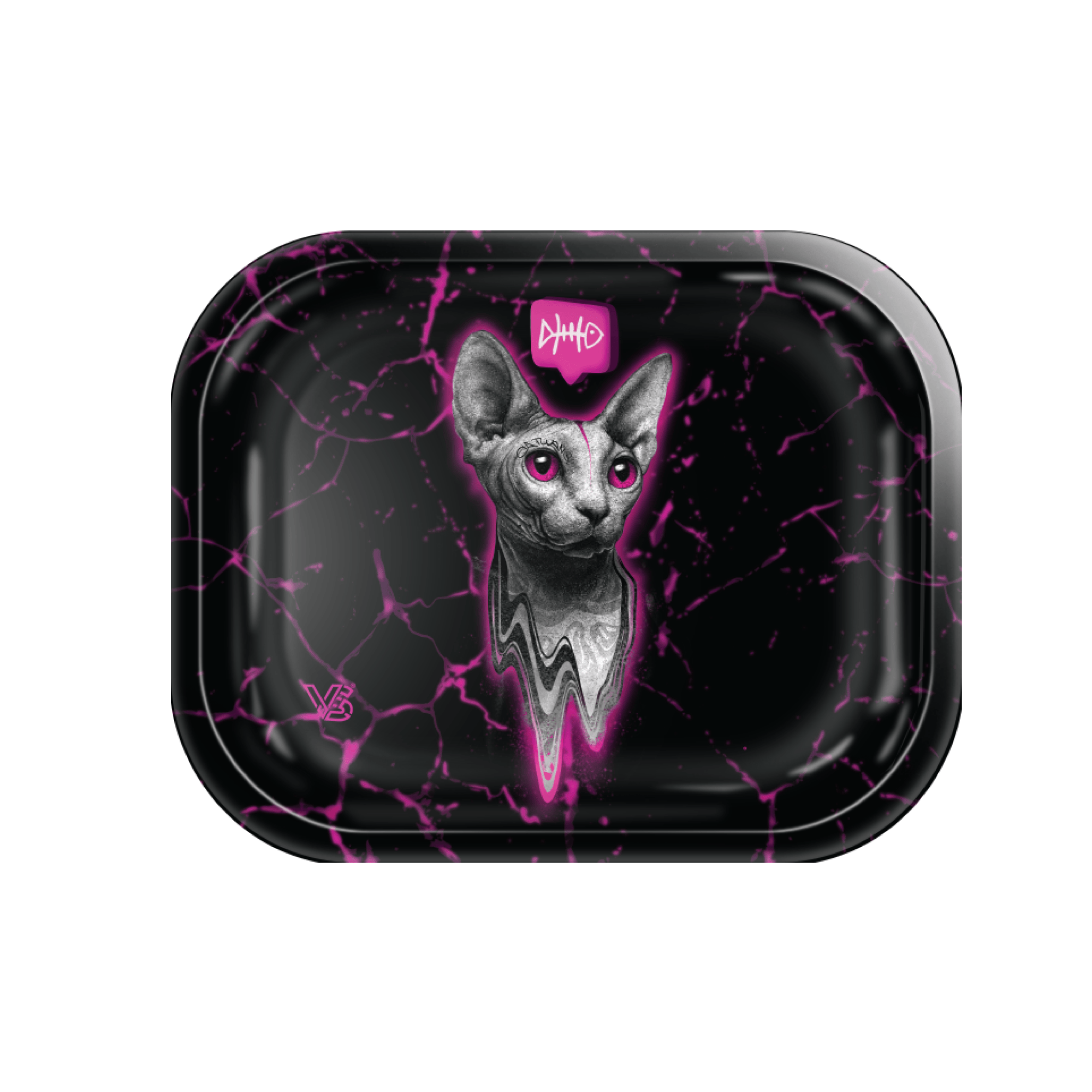 v-syndicate-metal-rollin-tray-the-stray-drehtablett-small image 1