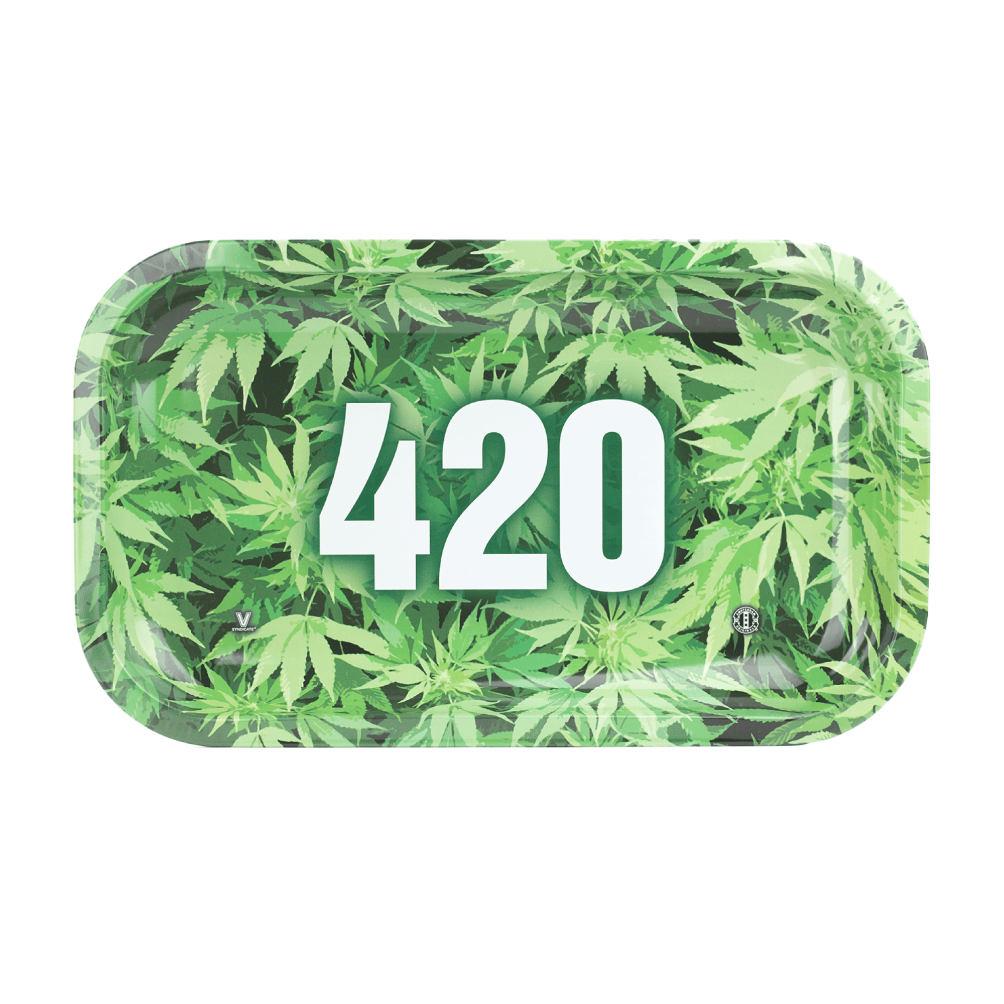 v-syndicate-metal-rollin-tray-420-green-drehtablett-small-metall image 5