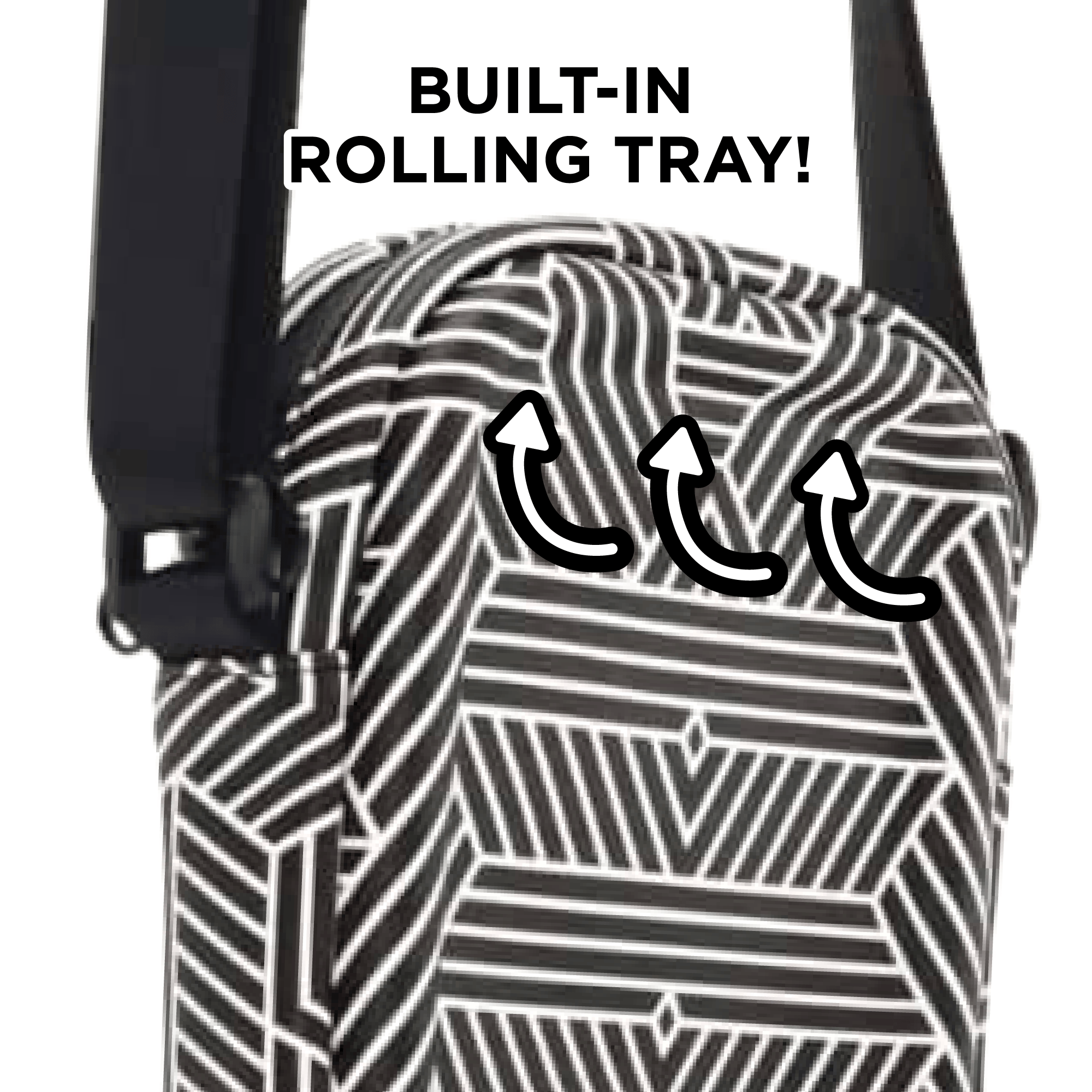v-syndicate-way-bags-linea-side-bag-tray-schwarz image 7
