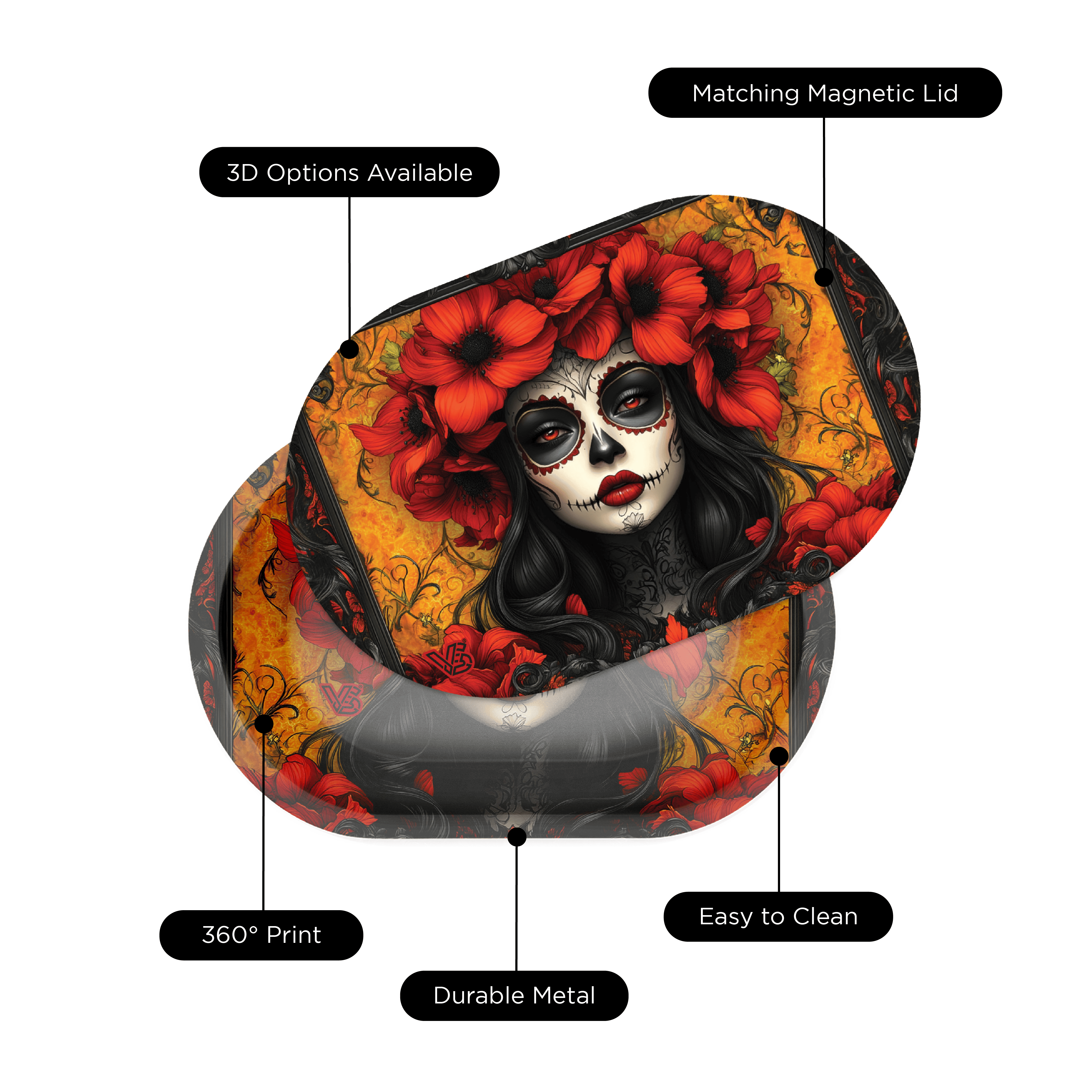 v-syndicate-roll-n-go-calavera-drehtablett-mit-deckel-mini image 3