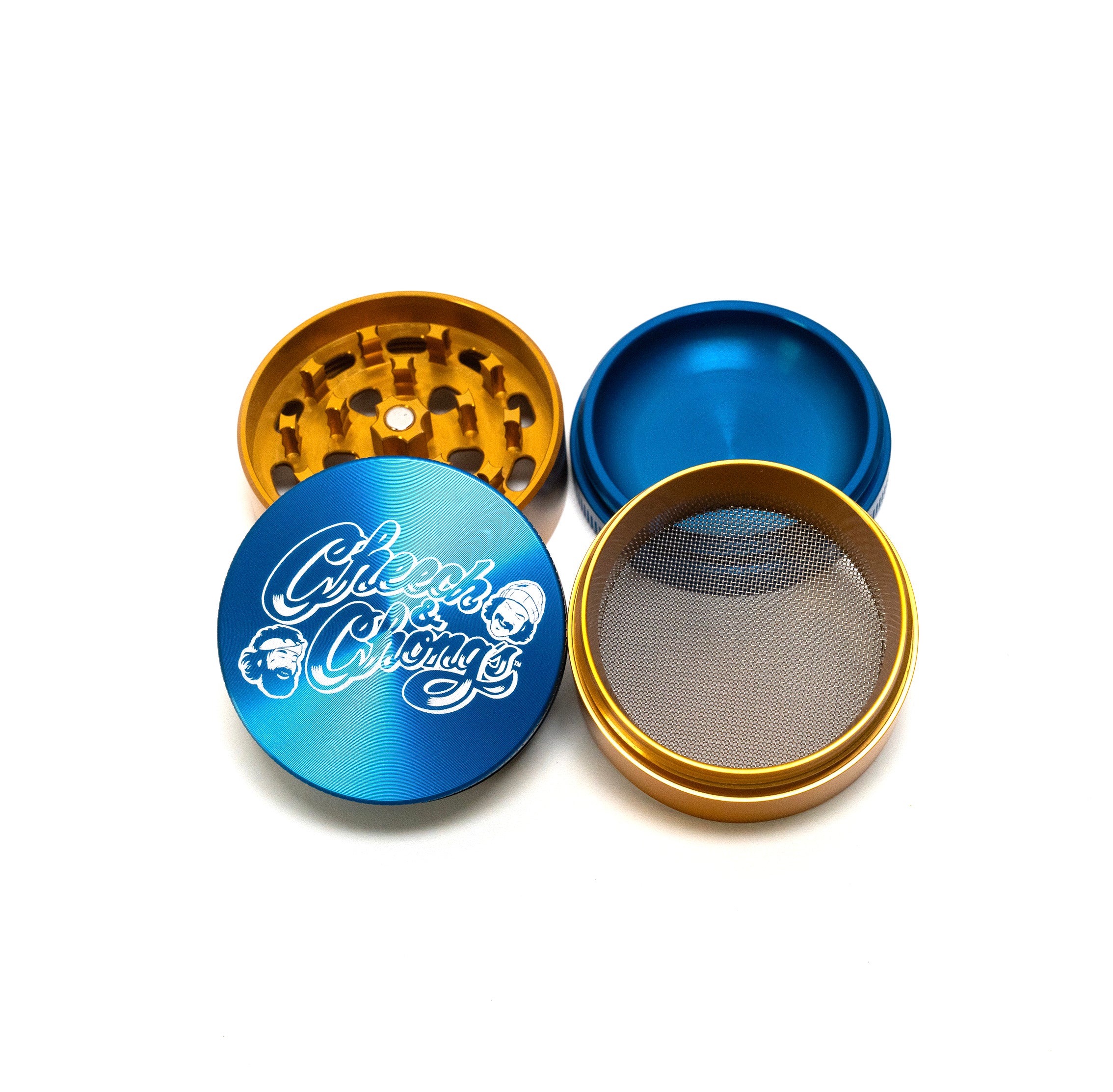 santa-cruz-shredder-cheech-chong-grinder-4-tlg-blau-53mm image 3