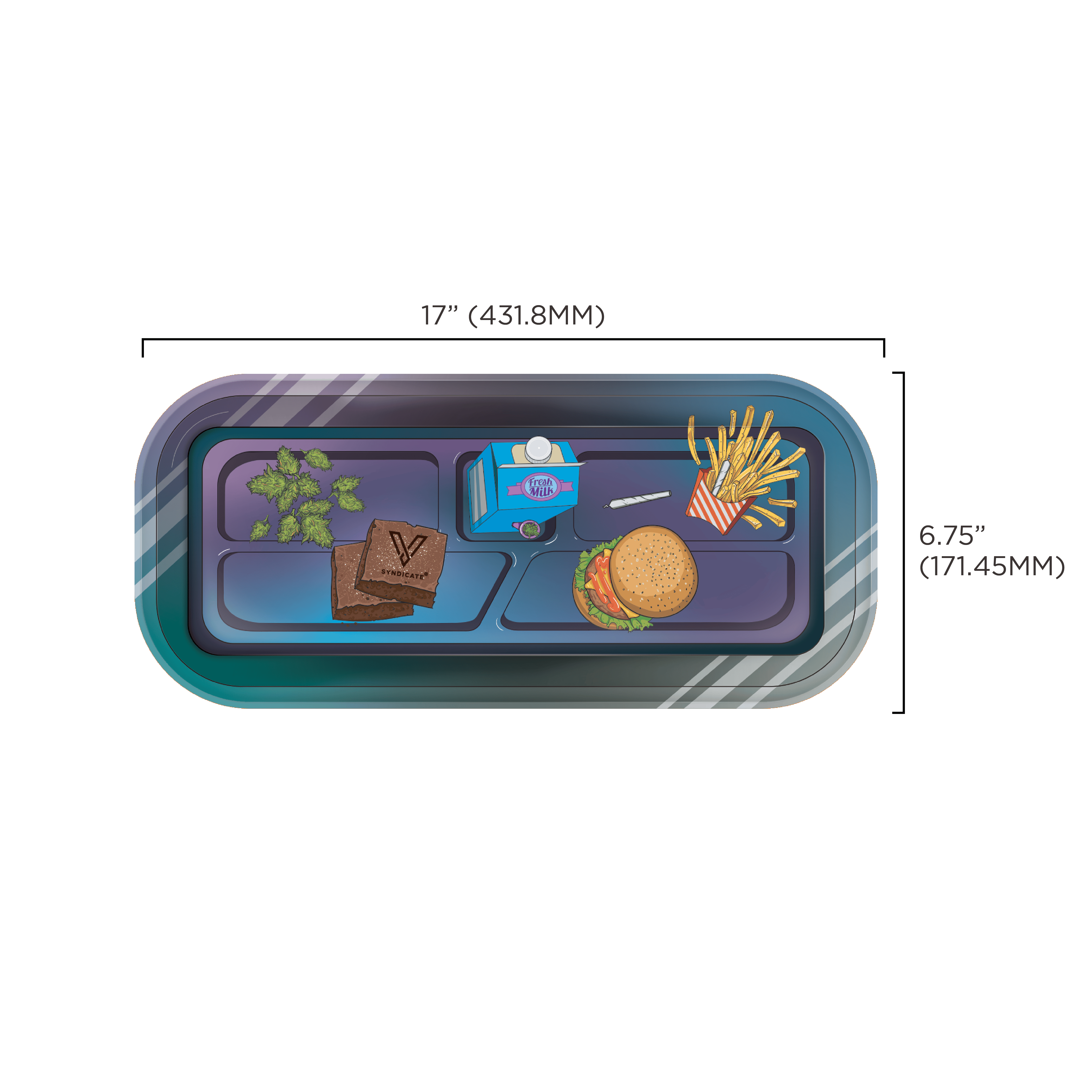 v-syndicate-roll-n-go-munch-time-3d-drehtablett-small-mit-magnetdeckel image 2