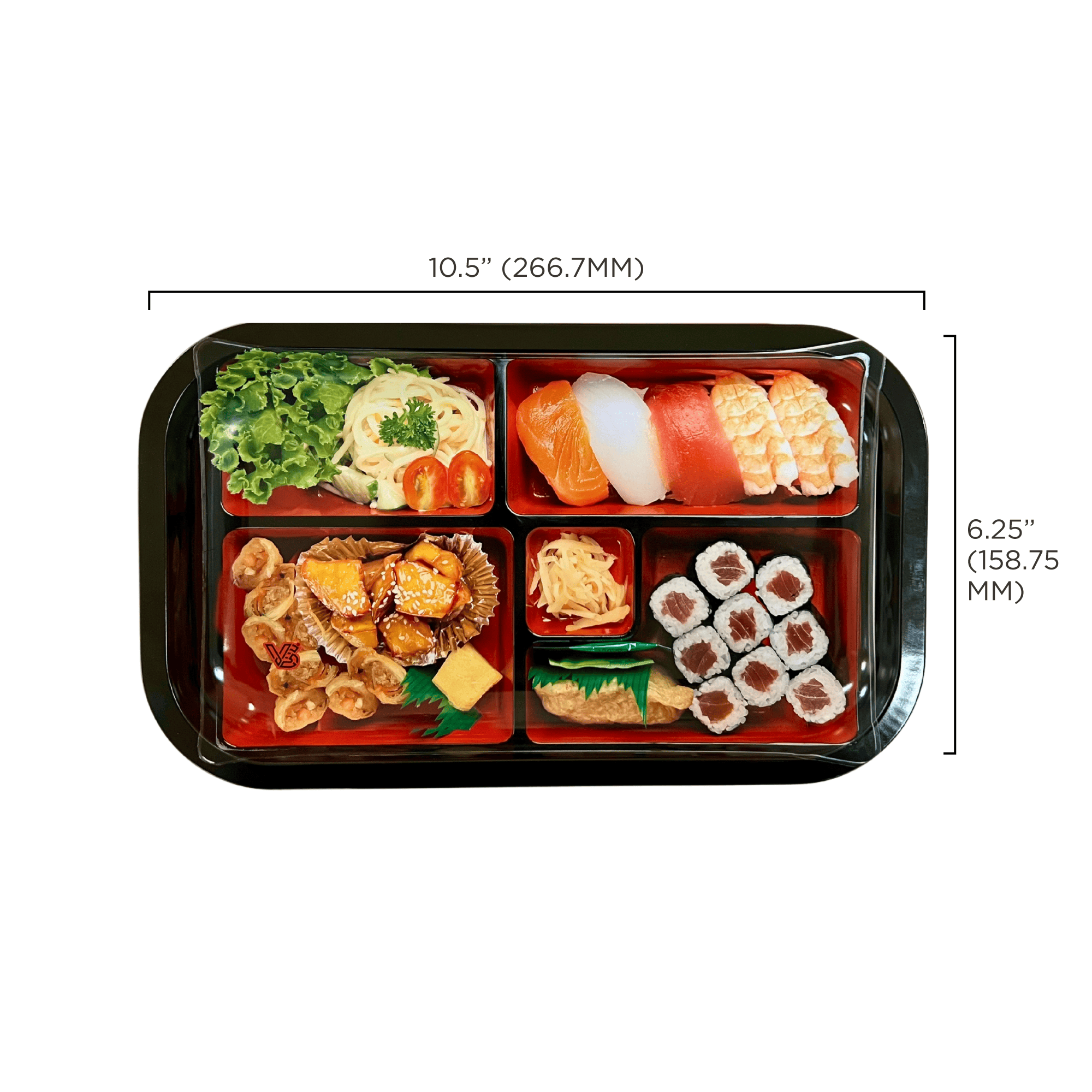v-syndicate-metal-rollin-tray-bento-box-drehtablett-small-metall image 5