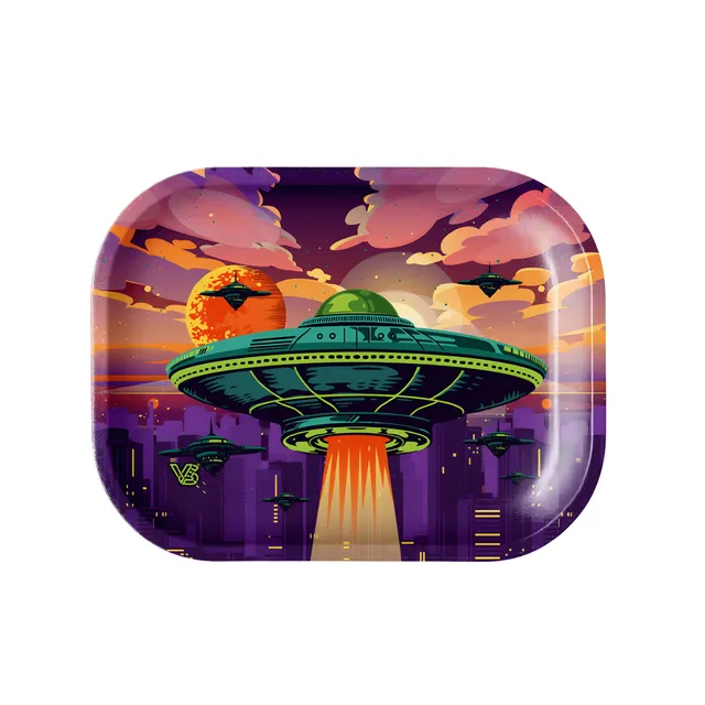 v-syndicate-metal-rollin-tray-alien-invasion-drehtablett-small image 1