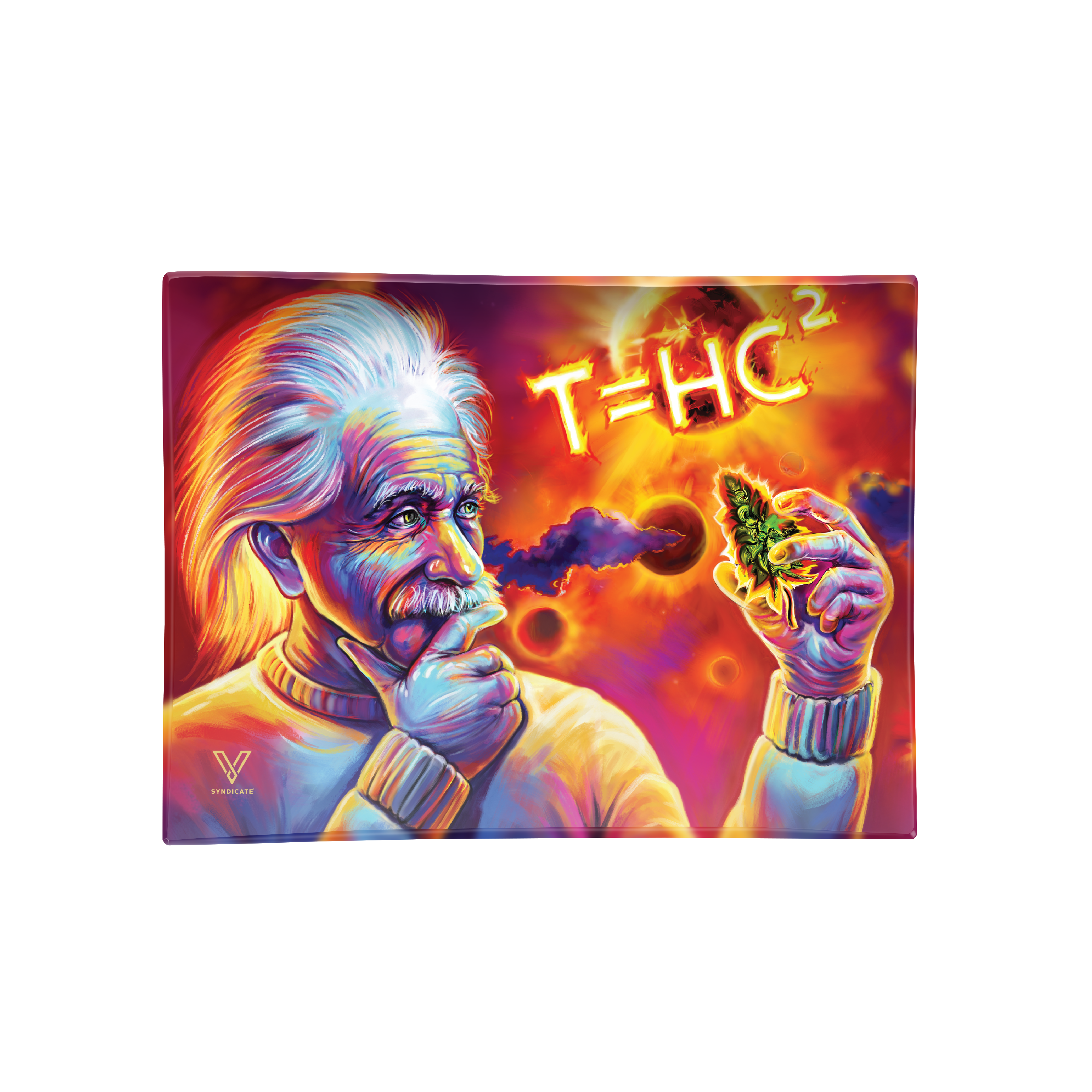 v-syndicate-glass-rollin-tray-solar-diesel-drehtablett-small image 1