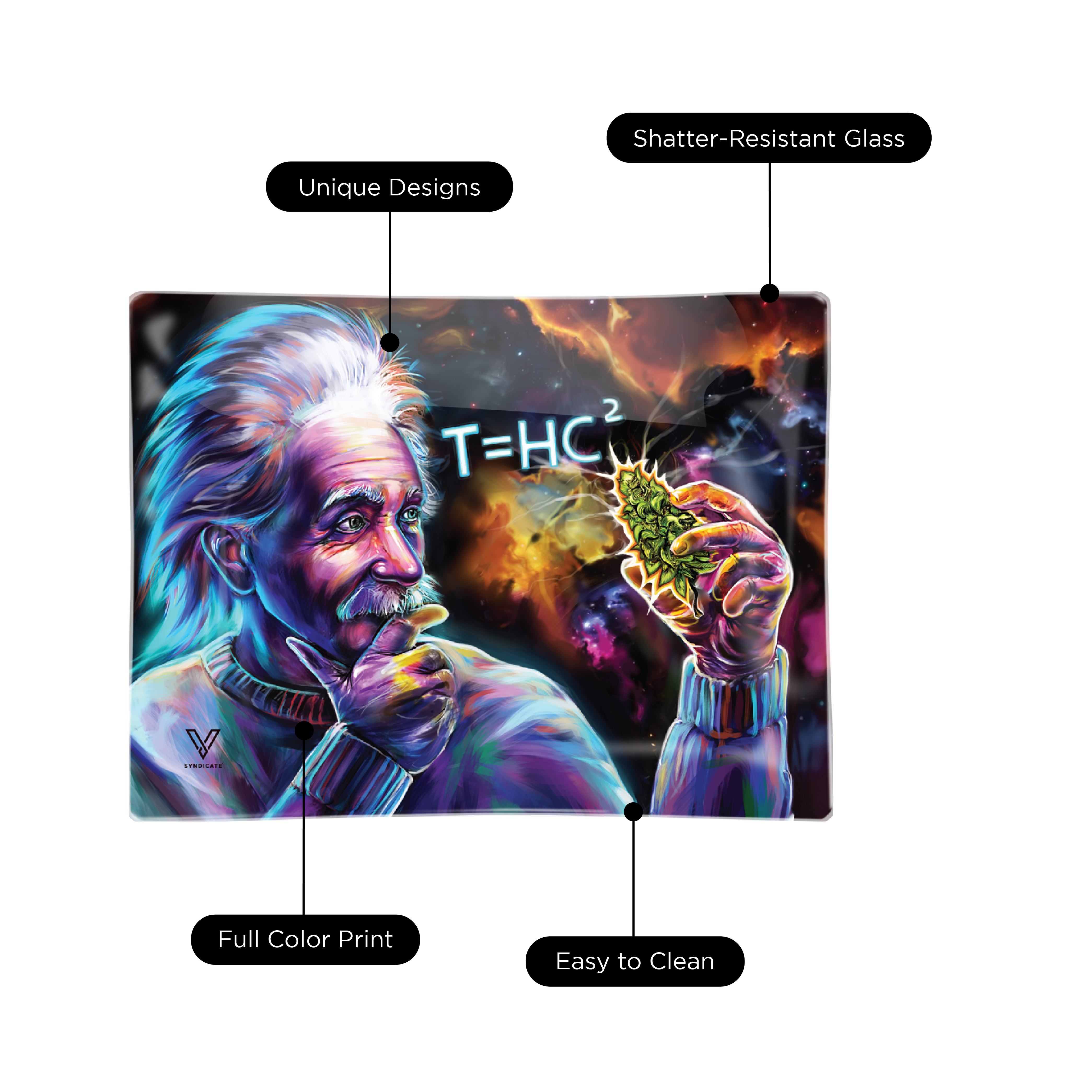 v-syndicate-t-hc2-black-hole-glass-tray-medium-bruchsicher-glas image 4