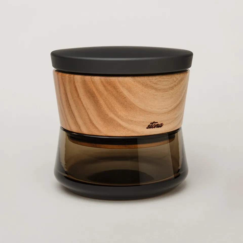 stona-grinder-golden-cherry-holzgrinder-champagner image 1