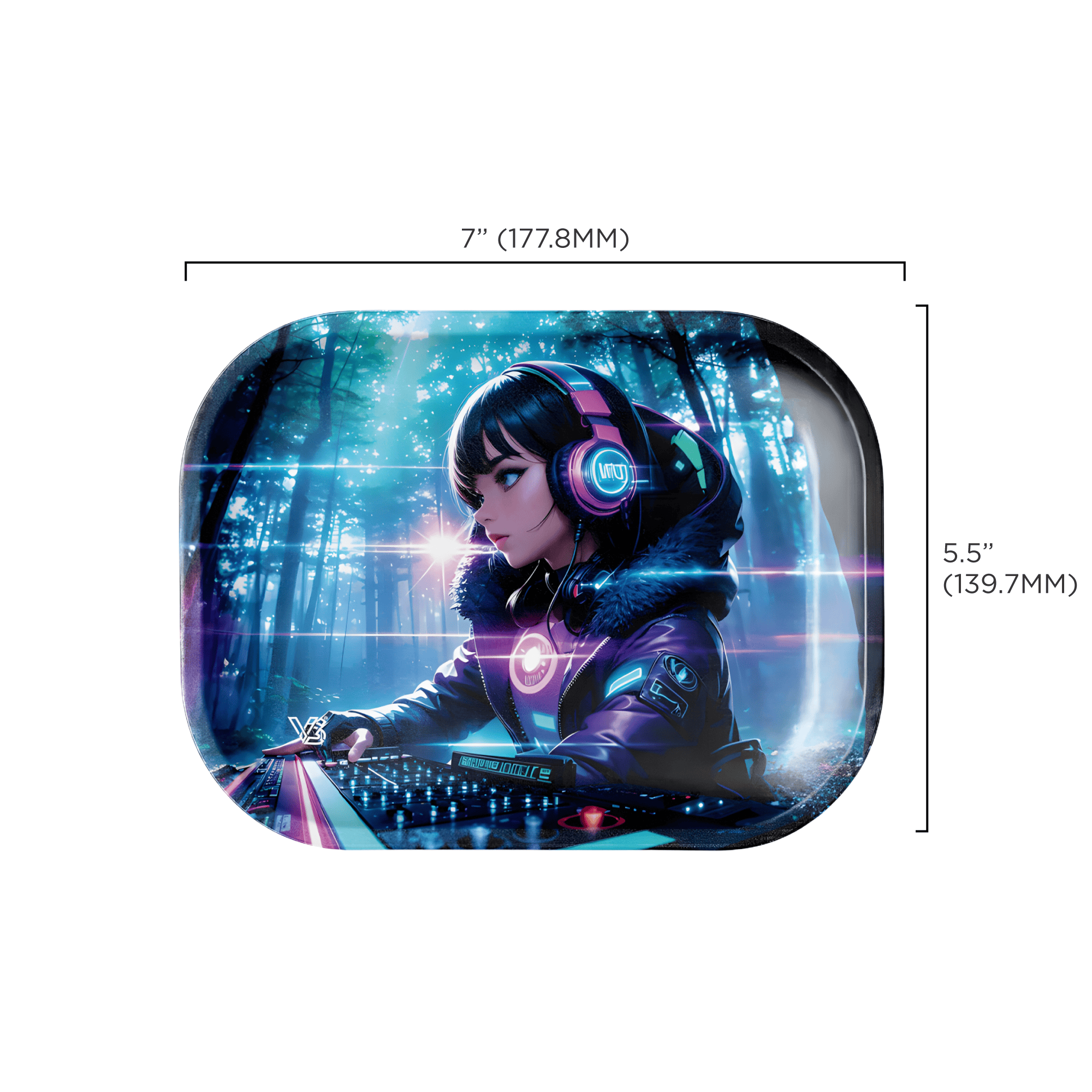 v-syndicate-metal-rollin-tray-hi-tech-no-drehtablett-small image 2