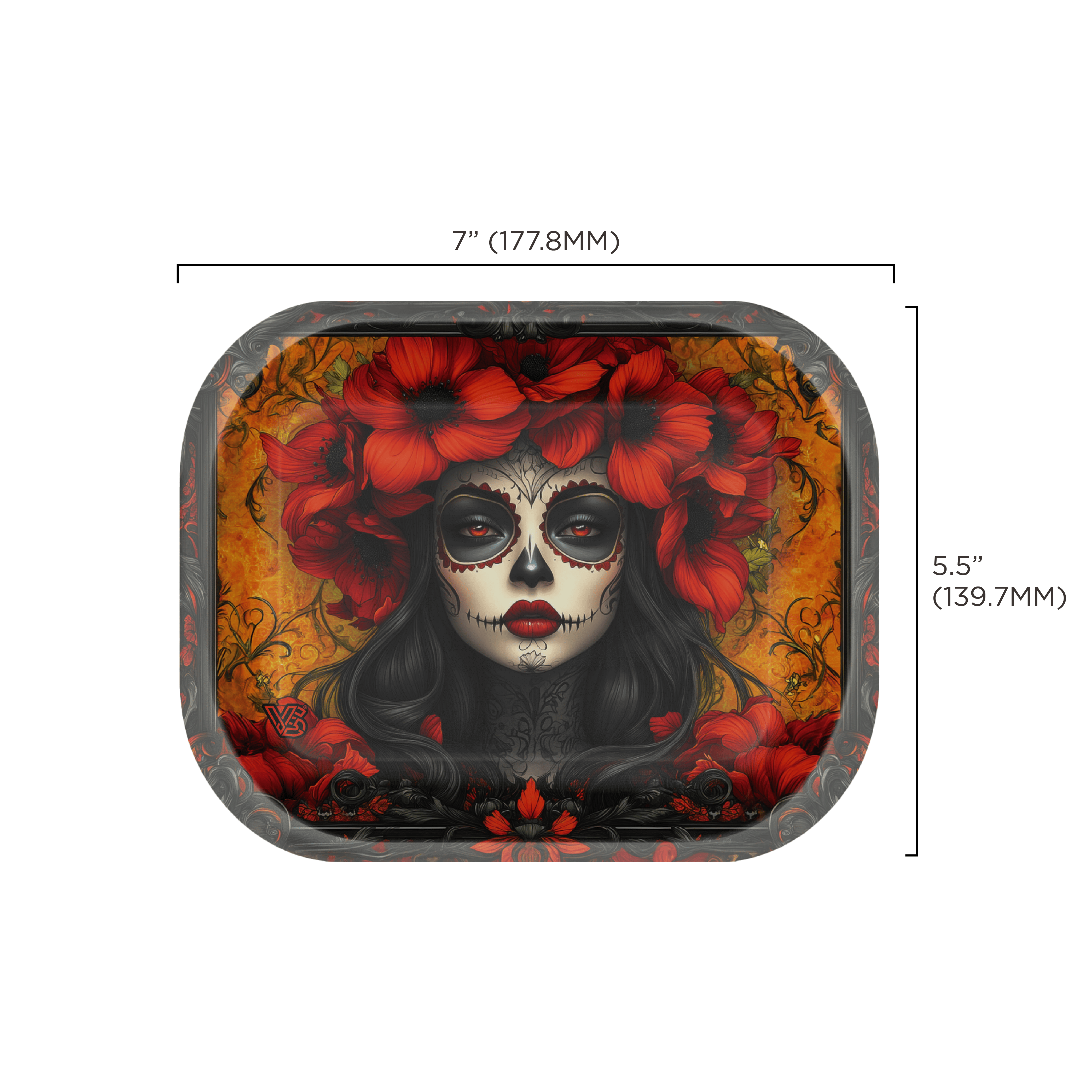 v-syndicate-roll-n-go-calavera-drehtablett-mit-deckel-mini image 5