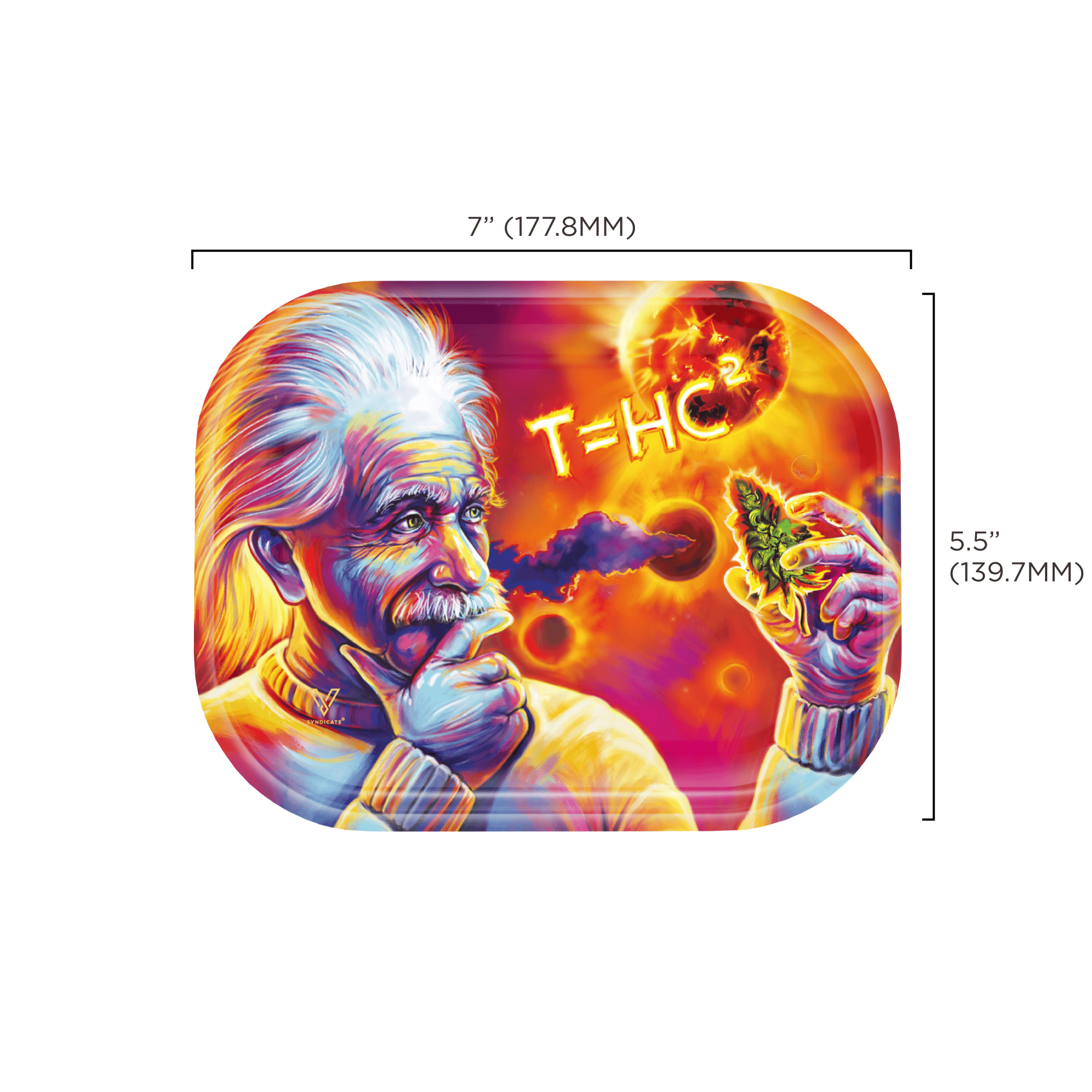 v-syndicate-metal-rollin-tray-t-hc2-einstein-drehtablett image 2