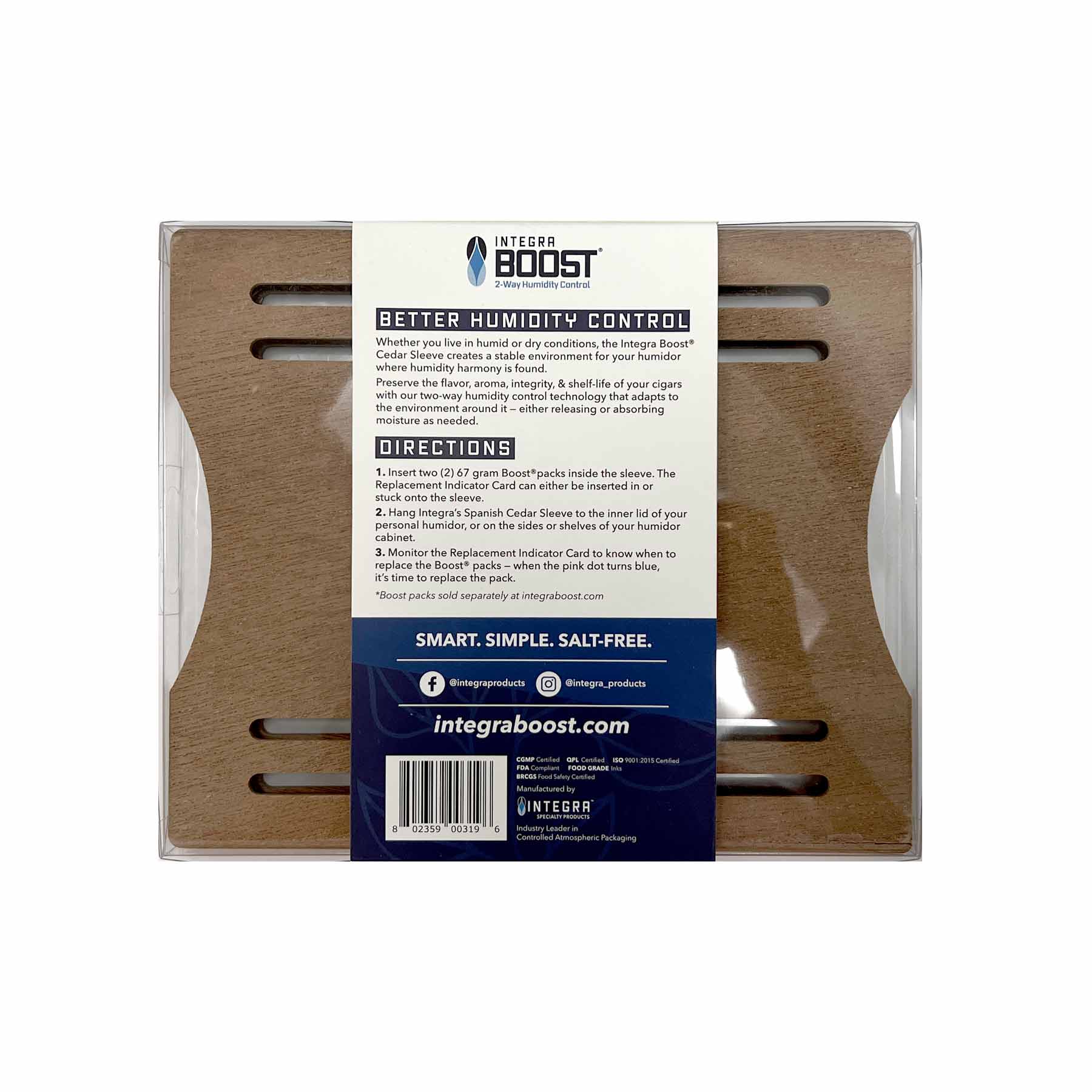 integra-boost-zedernholz-halter-pack-sleeve-f-r-2x-67g-zigarren image 2