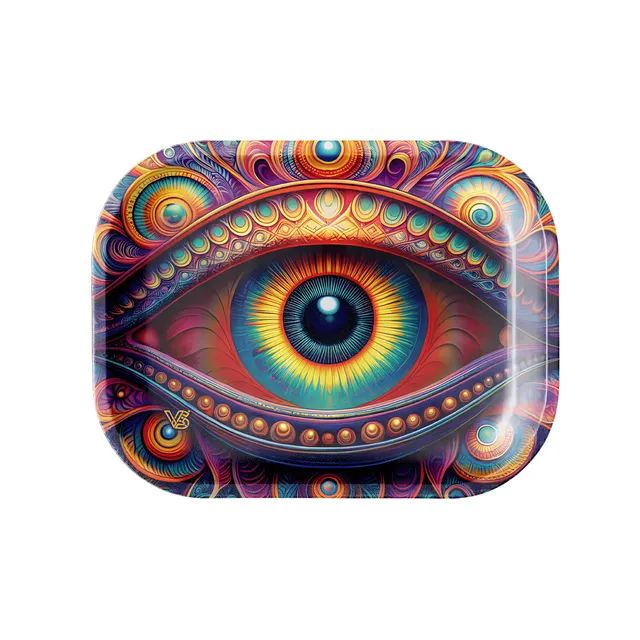 v-syndicate-metal-rollin-tray-eye-drehtablett-small image 1