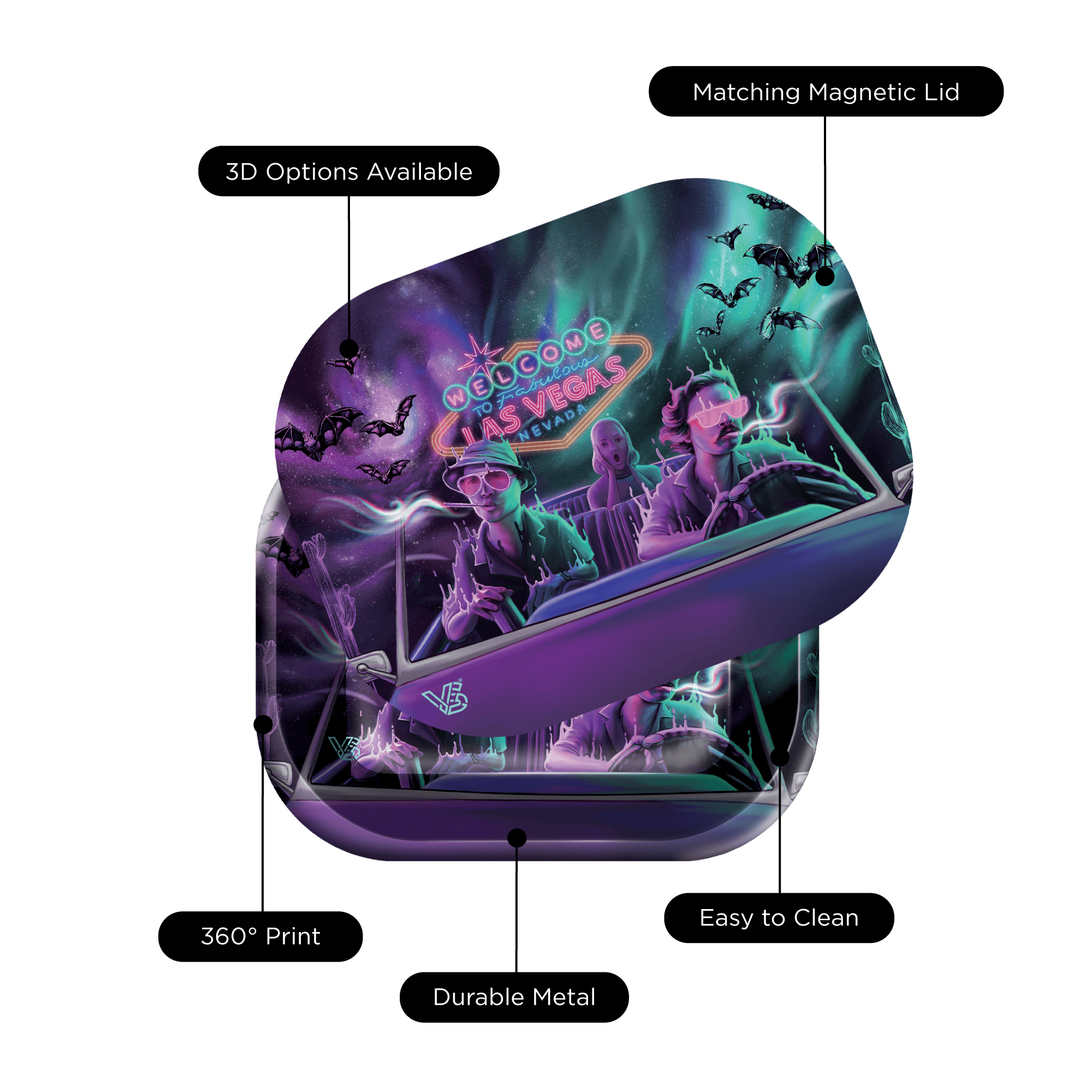 v-syndicate-roll-n-go-bat-country-drehtablett-medium-magnetdeckel image 3