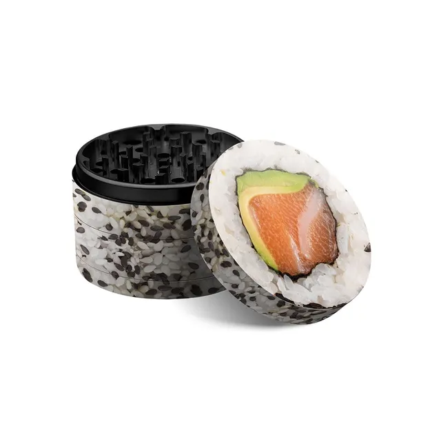 v-syndicate-dine-in-sesame-sushi-grinder-4-teilig-metall-mit-sieb image 1
