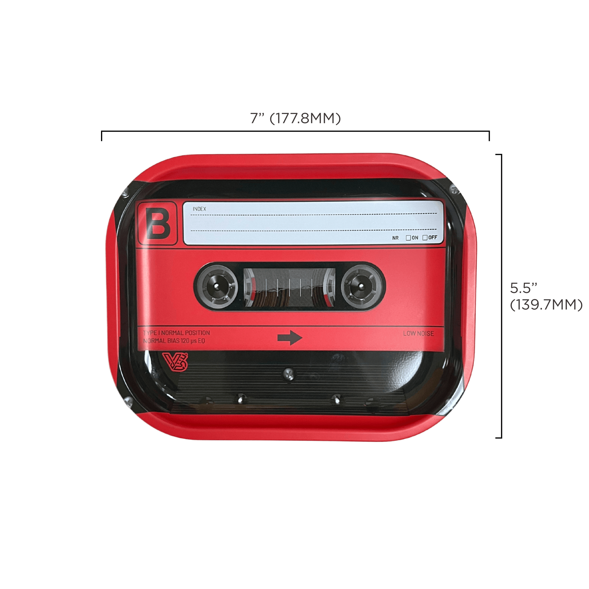 v-syndicate-metal-rollin-tray-cassette-red-drehtablett-small image 2