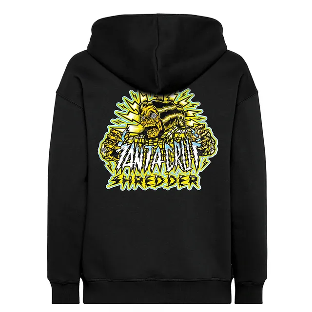 santa-cruz-shredder-shocker-skull-hoodie-schwarz-gr-l-baumwolle image 1