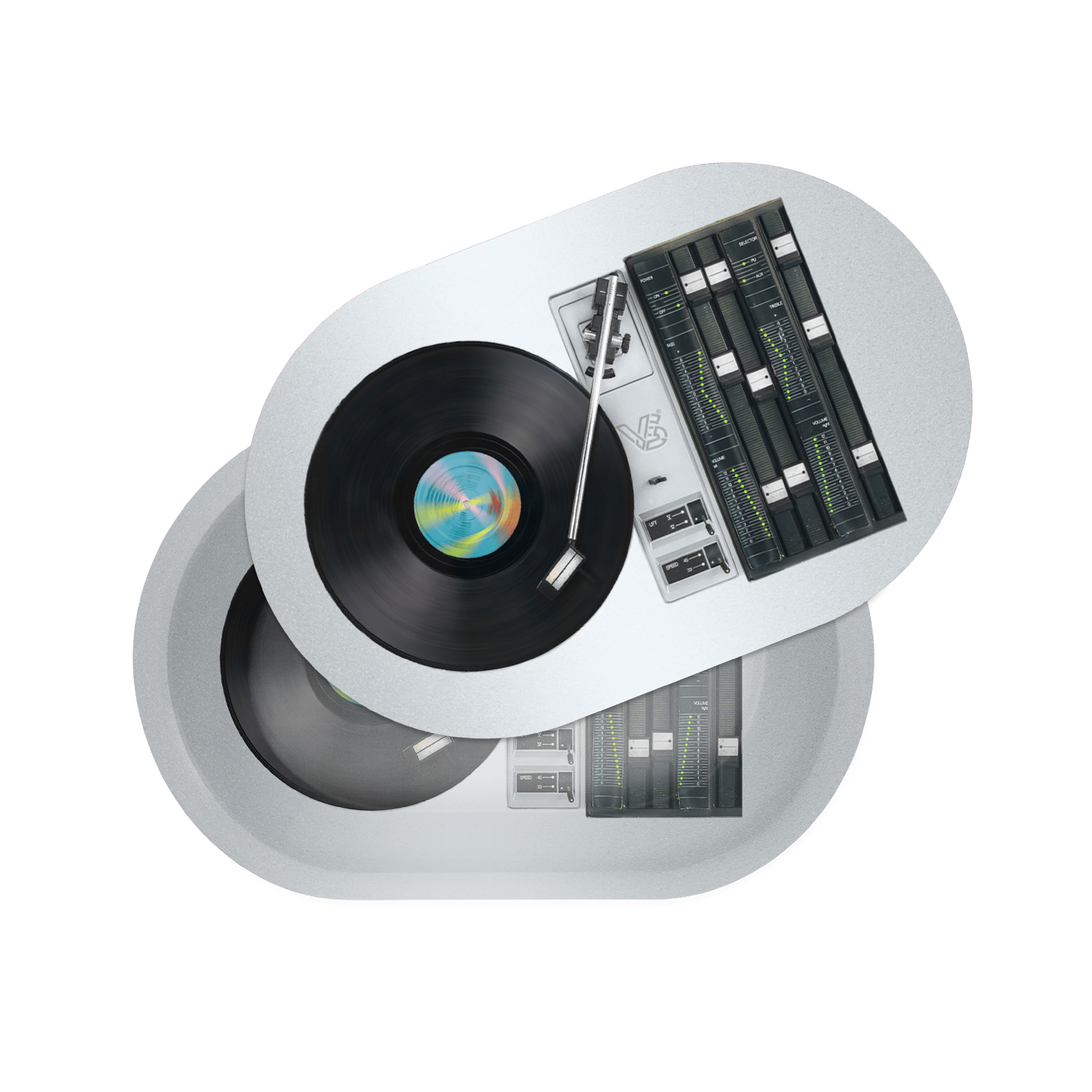 v-syndicate-roll-n-go-record-player-3d-drehtablett-small-mit-magnetdeckel image 1