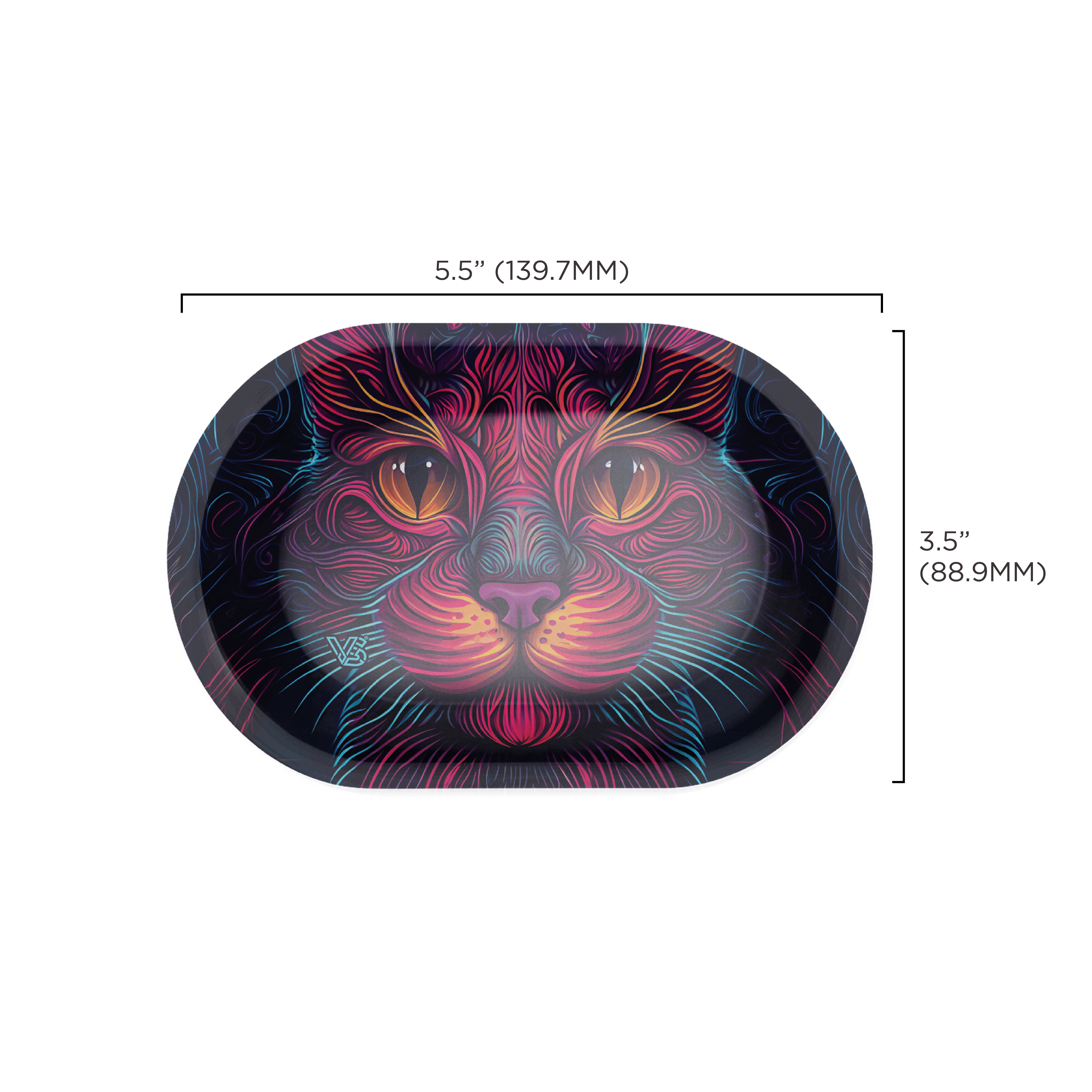 v-syndicate-roll-n-go-cat-prism-3d-drehtablett-small-mit-deckel image 2