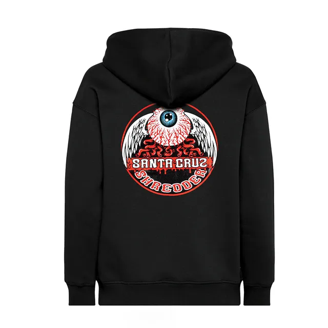 santa-cruz-shredder-flying-eyeball-hoodie-gr-e-m-baumwolle image 1