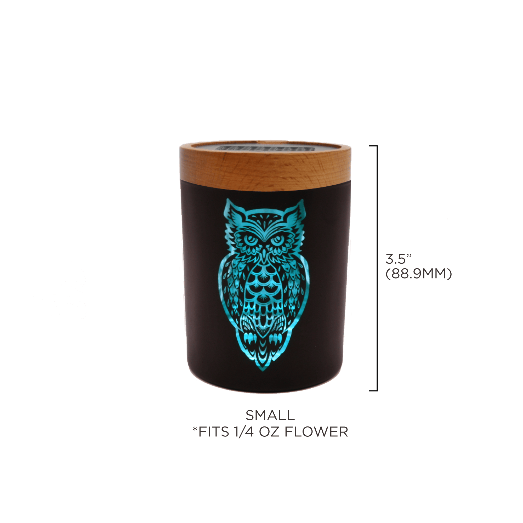 v-syndicate-solestash-owllusion-turquoise-grinderbox-small-luftdicht image 4