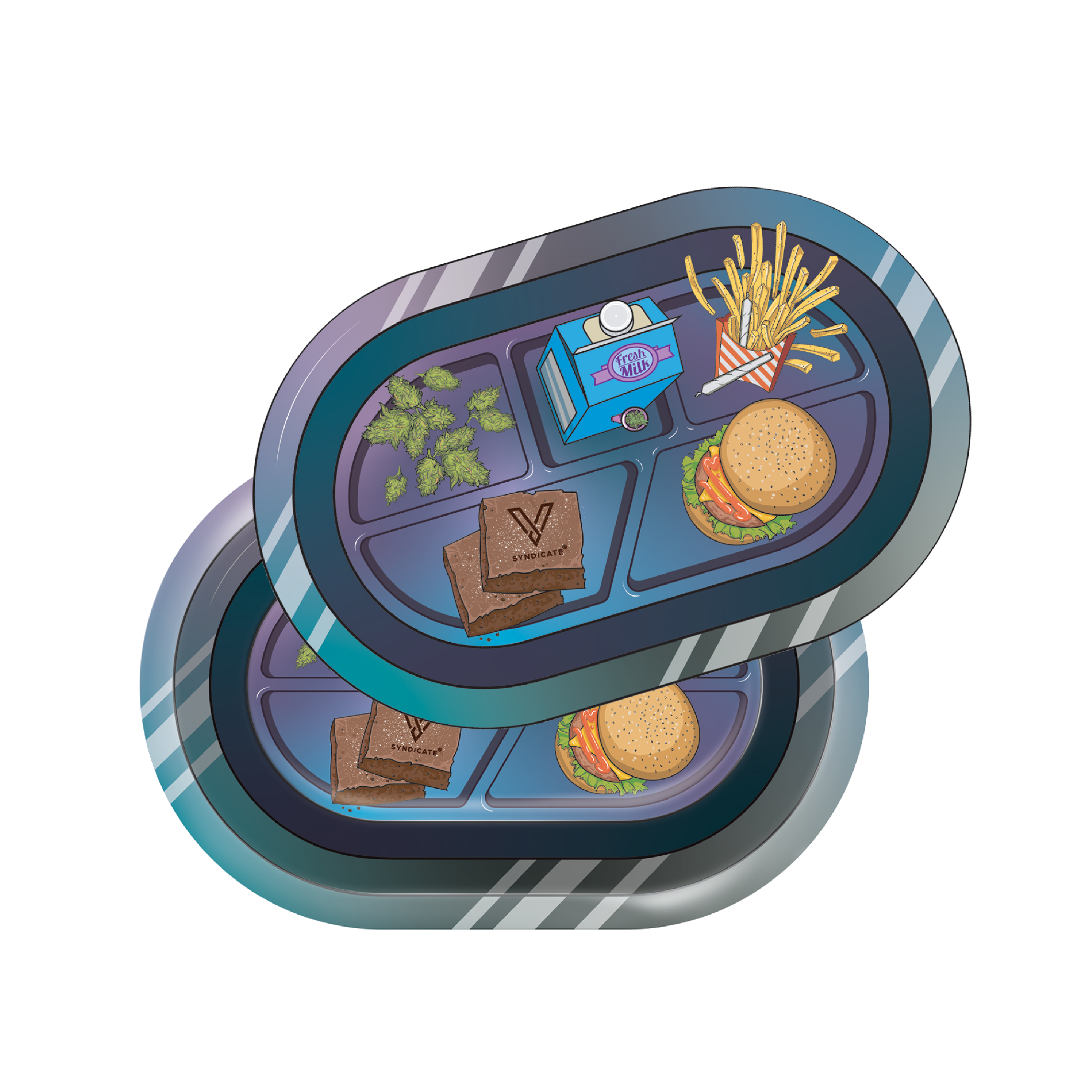 v-syndicate-roll-n-go-munch-time-3d-drehtablett-small-mit-magnetdeckel image 6