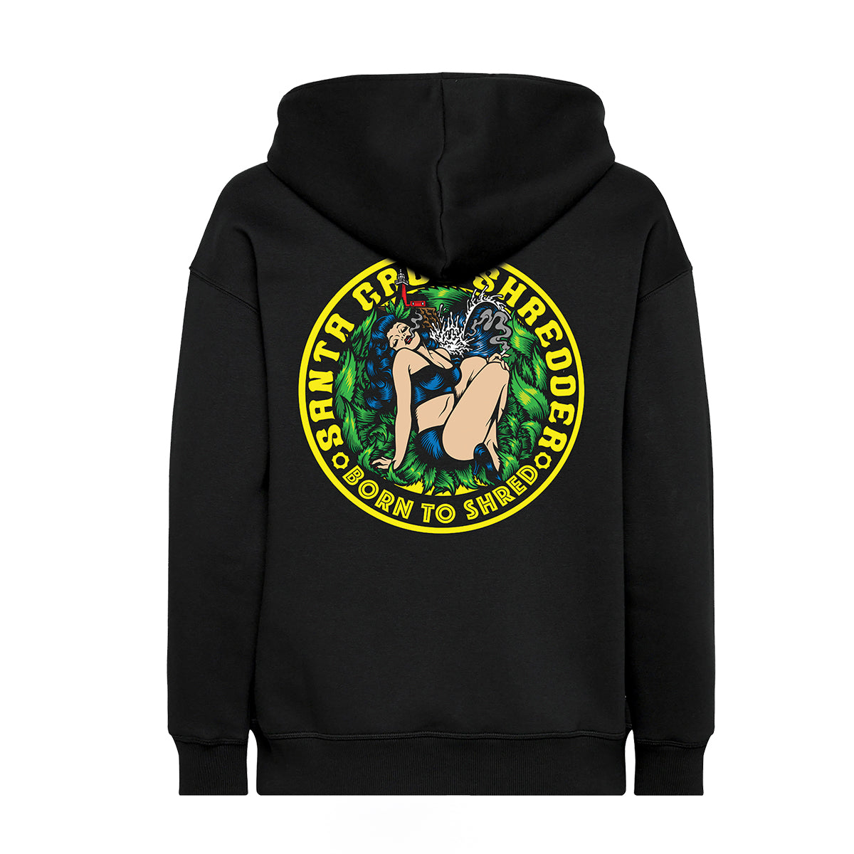santa-cruz-shredder-signature-series-pinup-hoodie-schwarz-baumwolle image 1