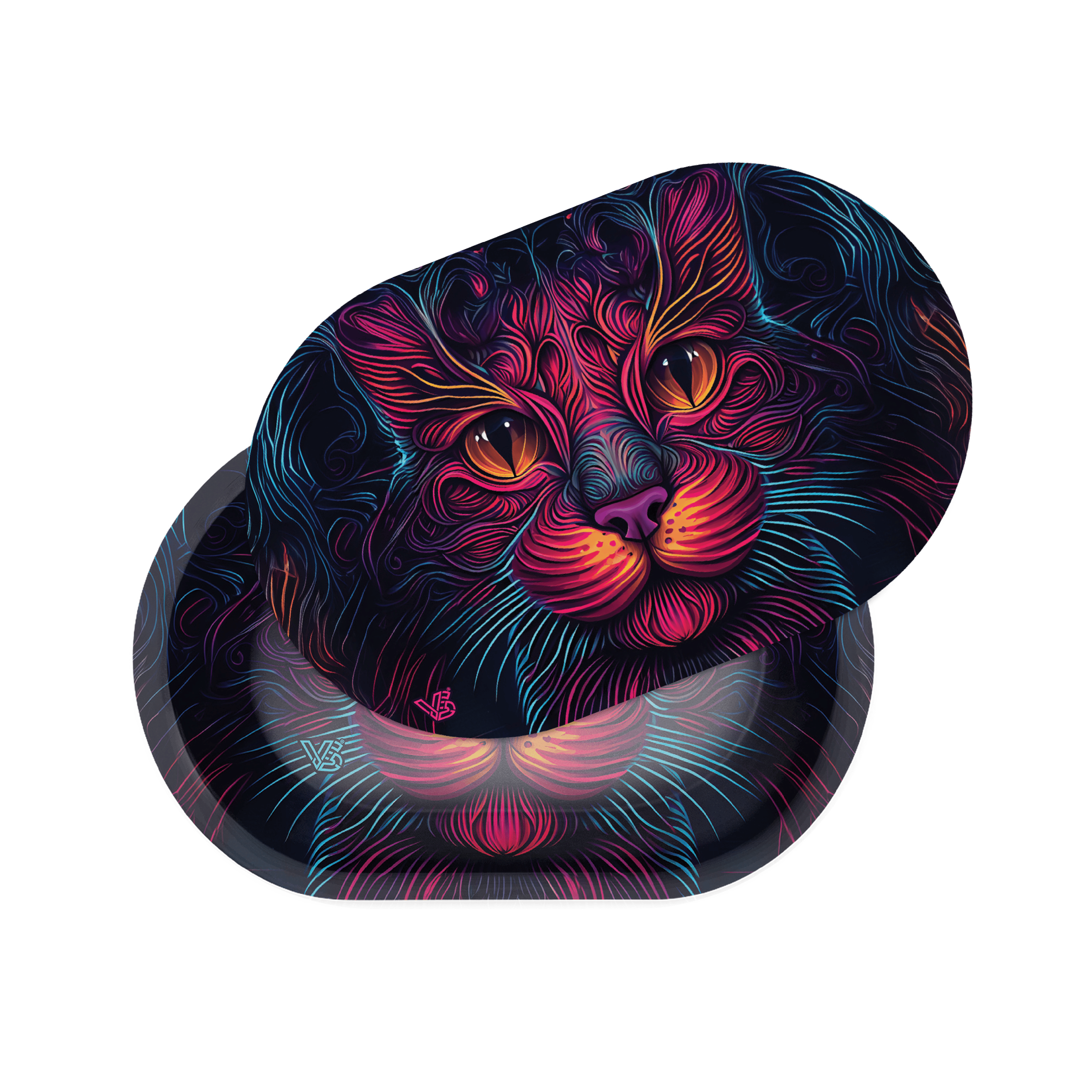 v-syndicate-roll-n-go-cat-prism-3d-drehtablett-small-mit-deckel image 1