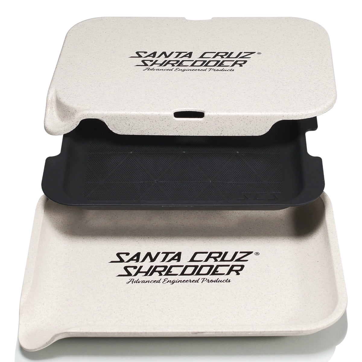 santa-cruz-shredder-hemp-sift-tray-kit-small-mit-sieb-schwarz image 2