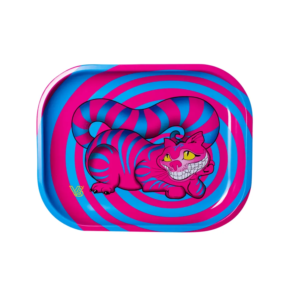 v-syndicate-metal-rollin-tray-seshigher-cat-drehtablett-medium image 1