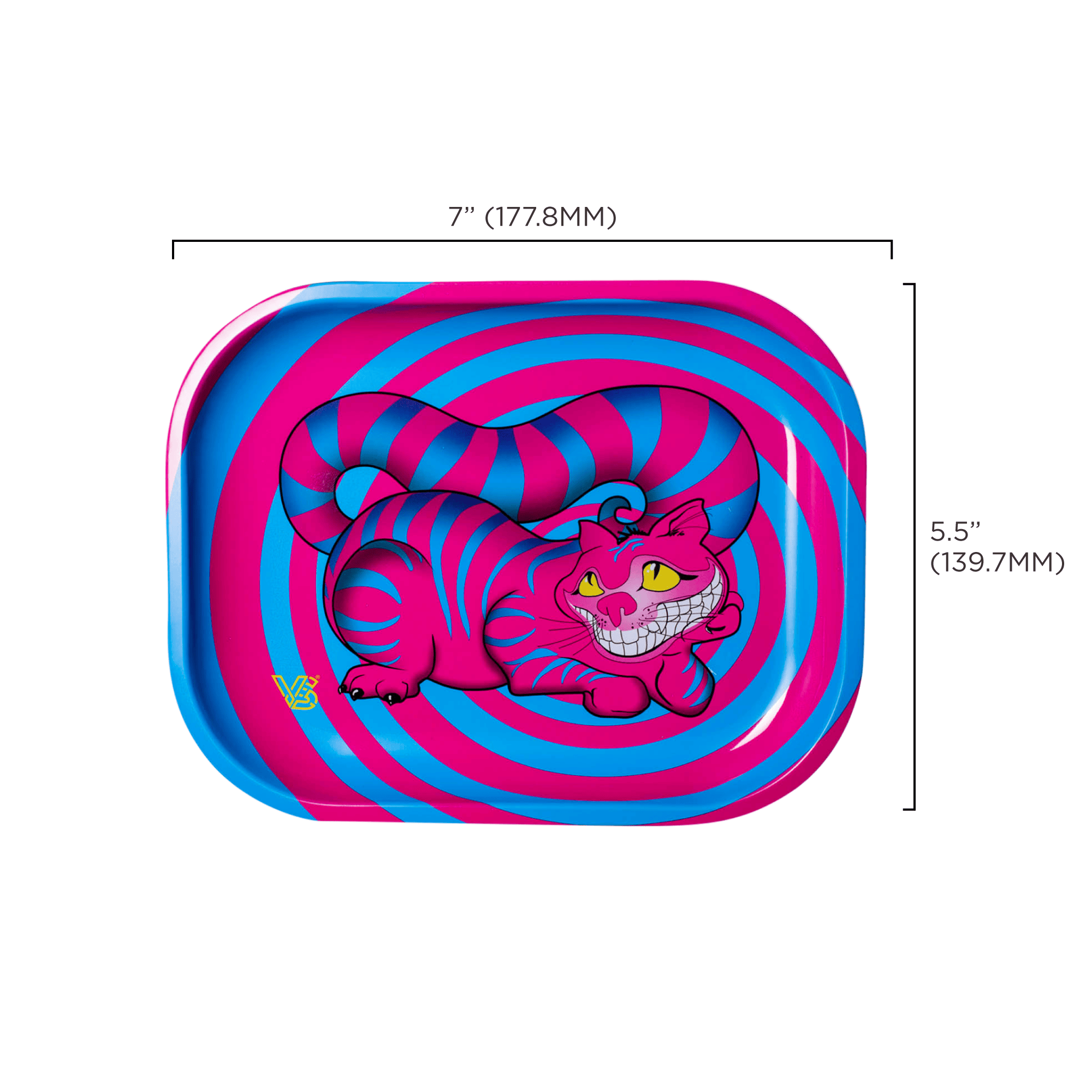 v-syndicate-metal-rollin-tray-seshigher-cat-drehtablett-medium image 2