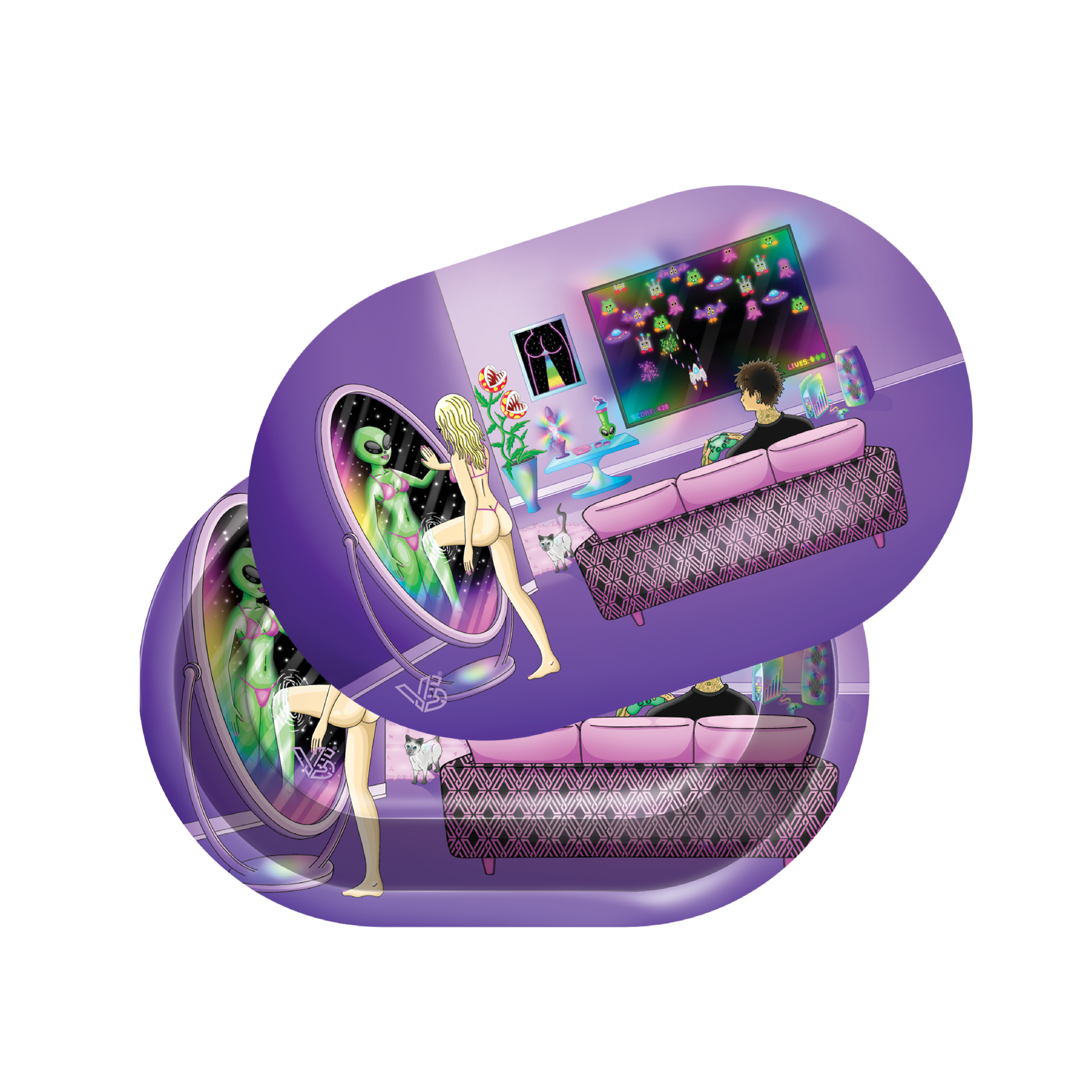v-syndicate-roll-n-go-reflections-drehtablett-small-magnetdeckel image 7