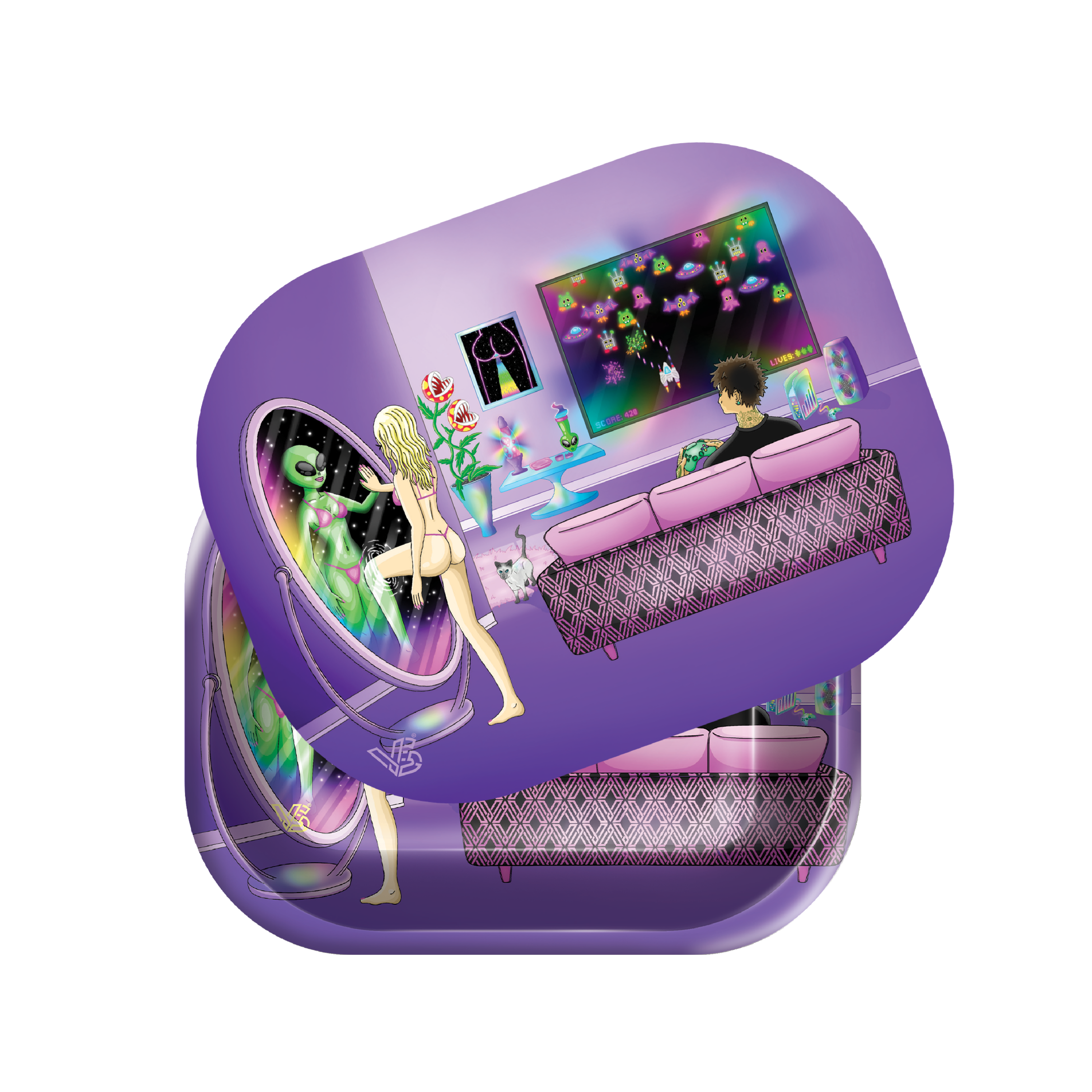 v-syndicate-roll-n-go-reflections-drehtablett-small-magnetdeckel image 4
