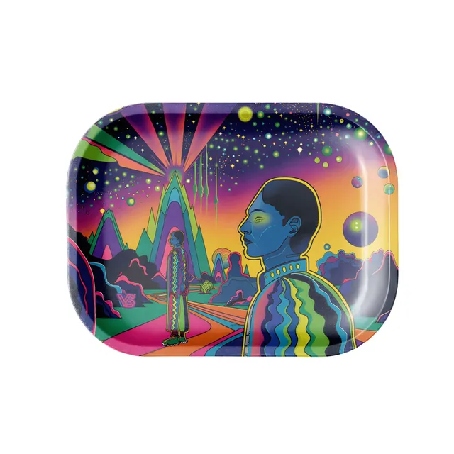 v-syndicate-metal-rollin-tray-introspection-drehtablett-small-metall image 1