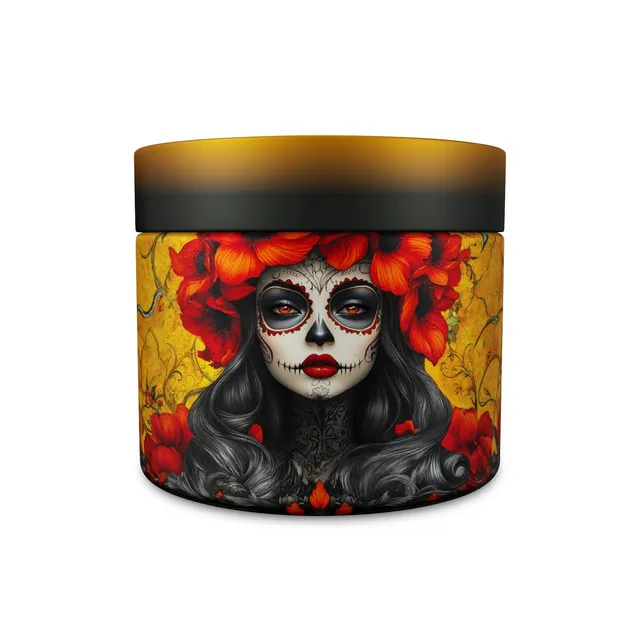 v-syndicate-syndicase-360-aufbewahrungsbox-calavera-mit-drehtablett image 1