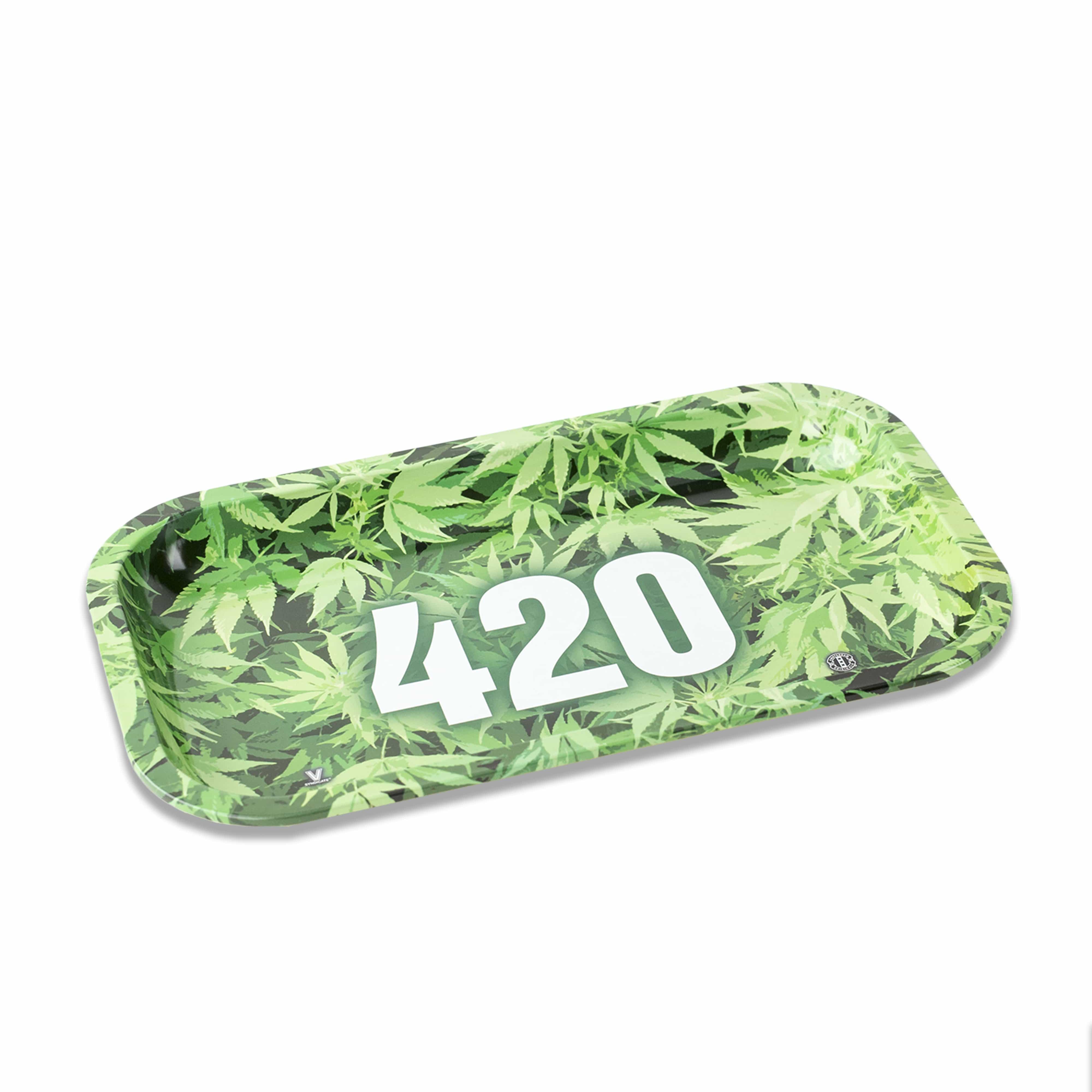 v-syndicate-metal-rollin-tray-420-green-drehtablett-small-metall image 8