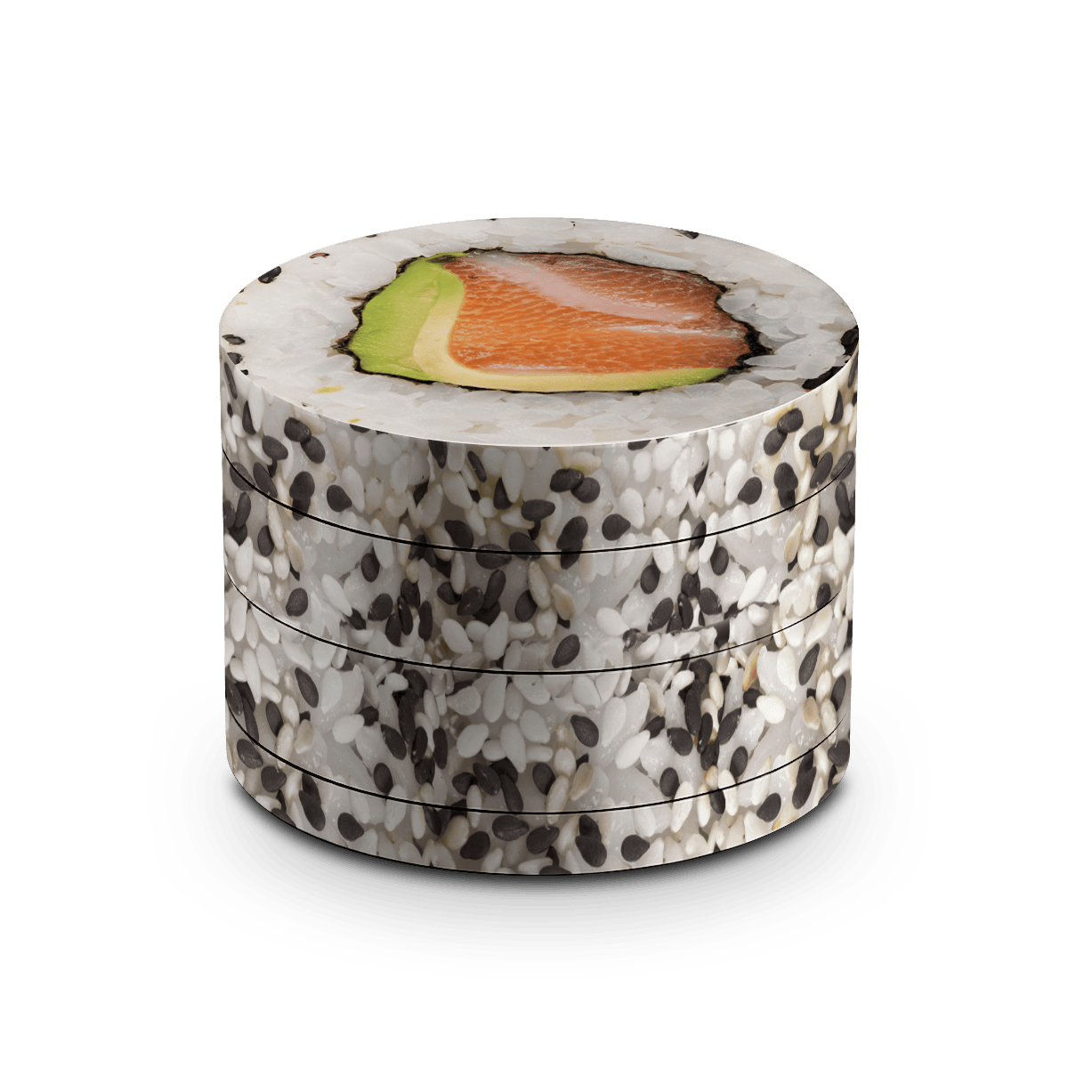 v-syndicate-dine-in-sesame-sushi-grinder-4-teilig-metall-mit-sieb image 2