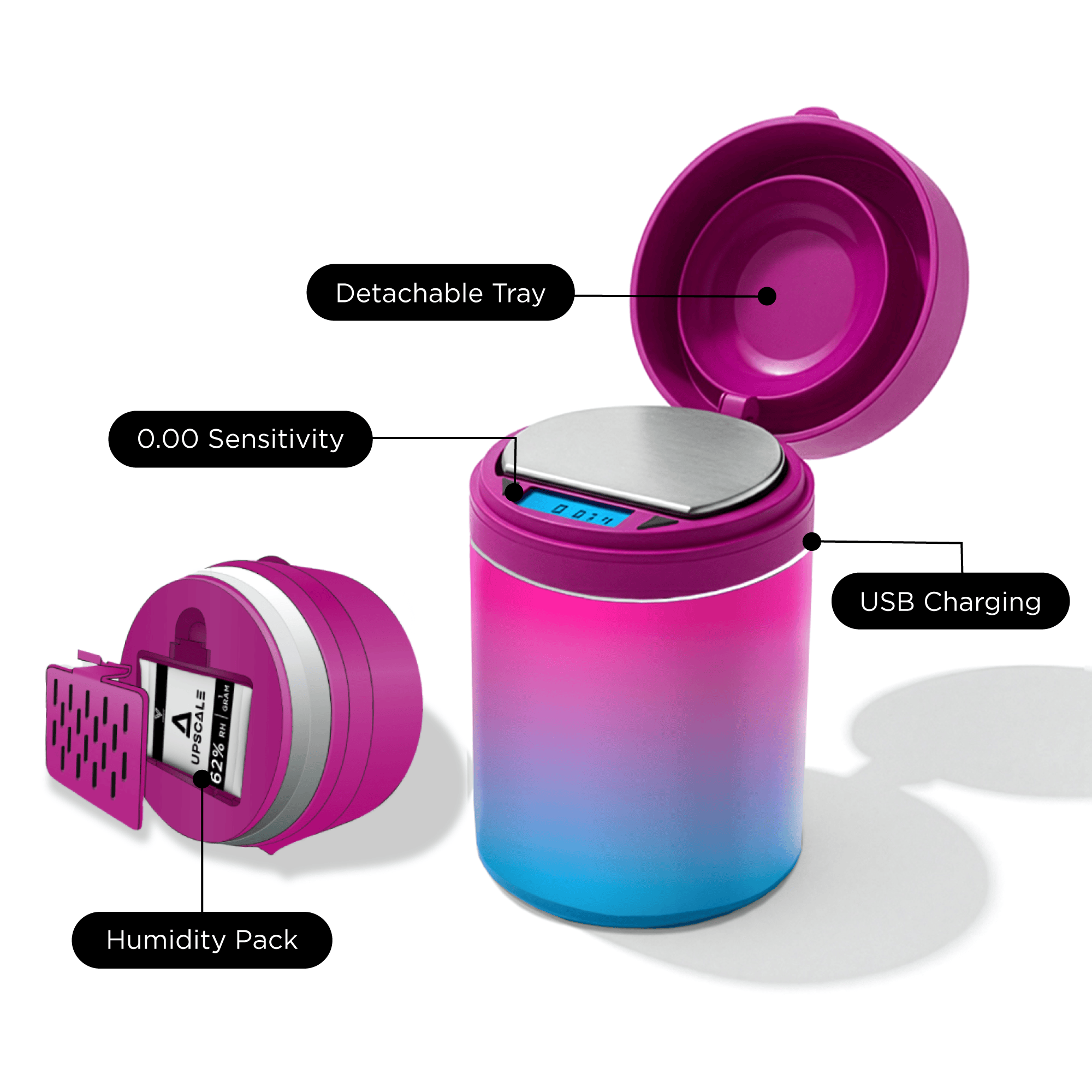 v-syndicate-upscale-ombre-pink-blue-vorratsdose-mit-waage image 4