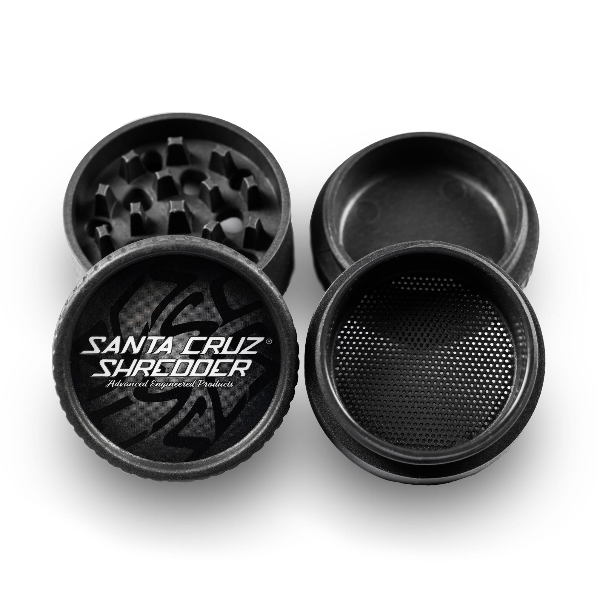 santa-cruz-shredder-hemp-4-teiliger-grinder-schwarz-54-mm image 1