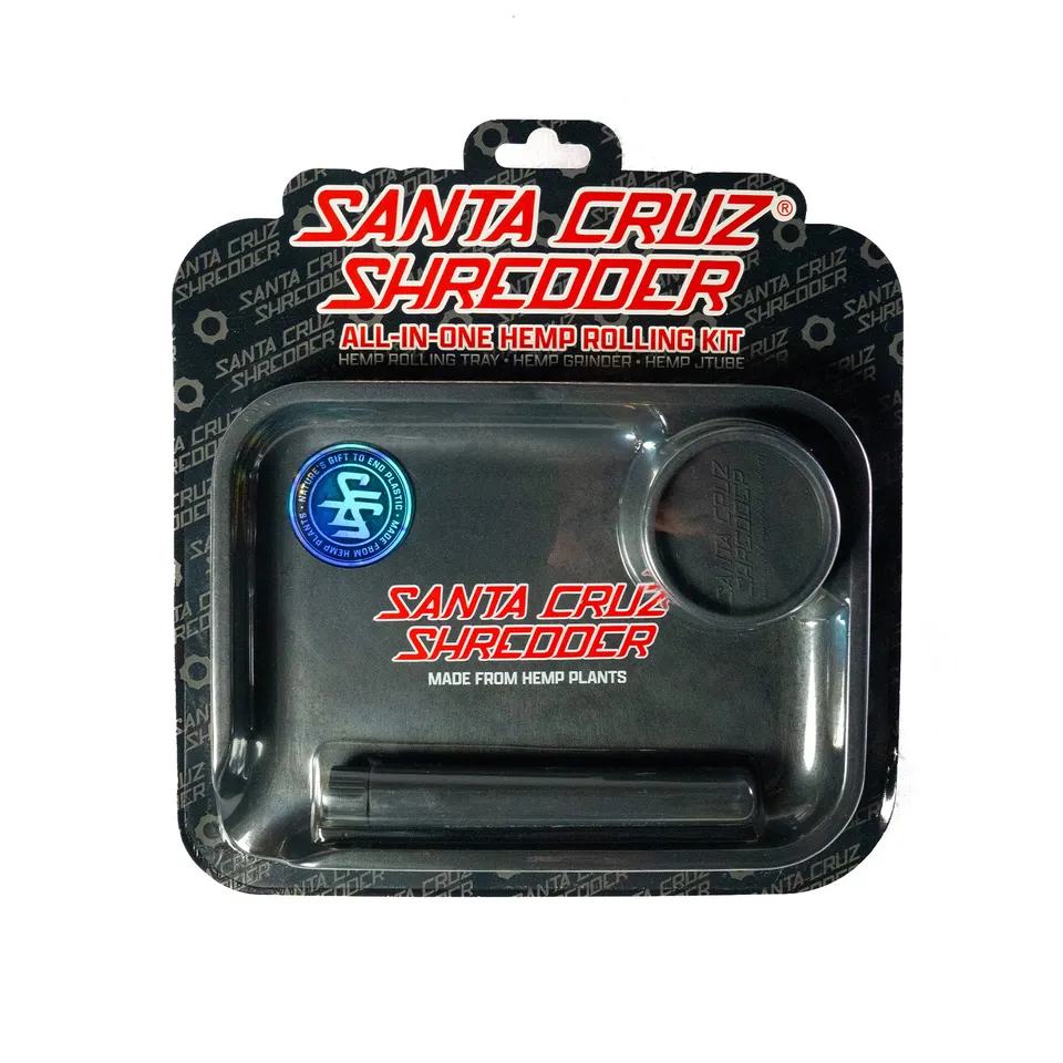 santa-cruz-shredder-hemp-rolling-kit-drehtablett-set-schwarz image 1