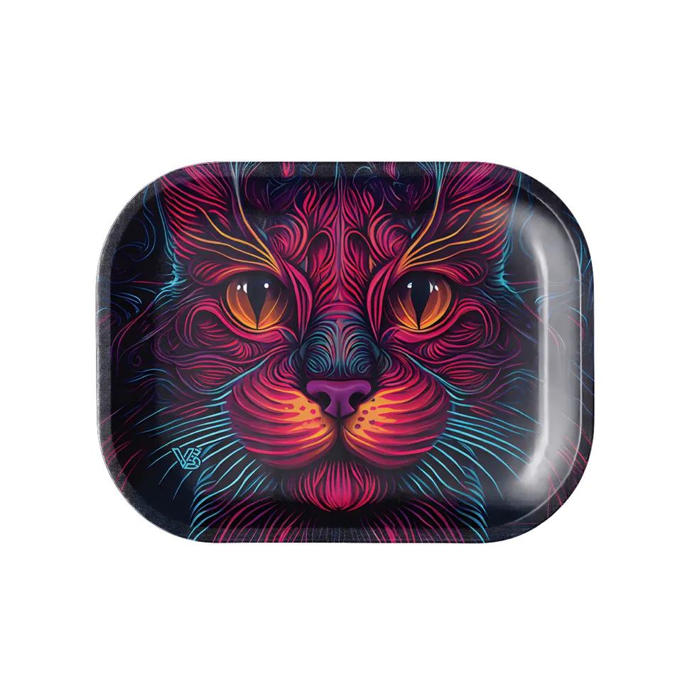 v-syndicate-metal-rollin-tray-cat-prism-drehtablett-small image 1