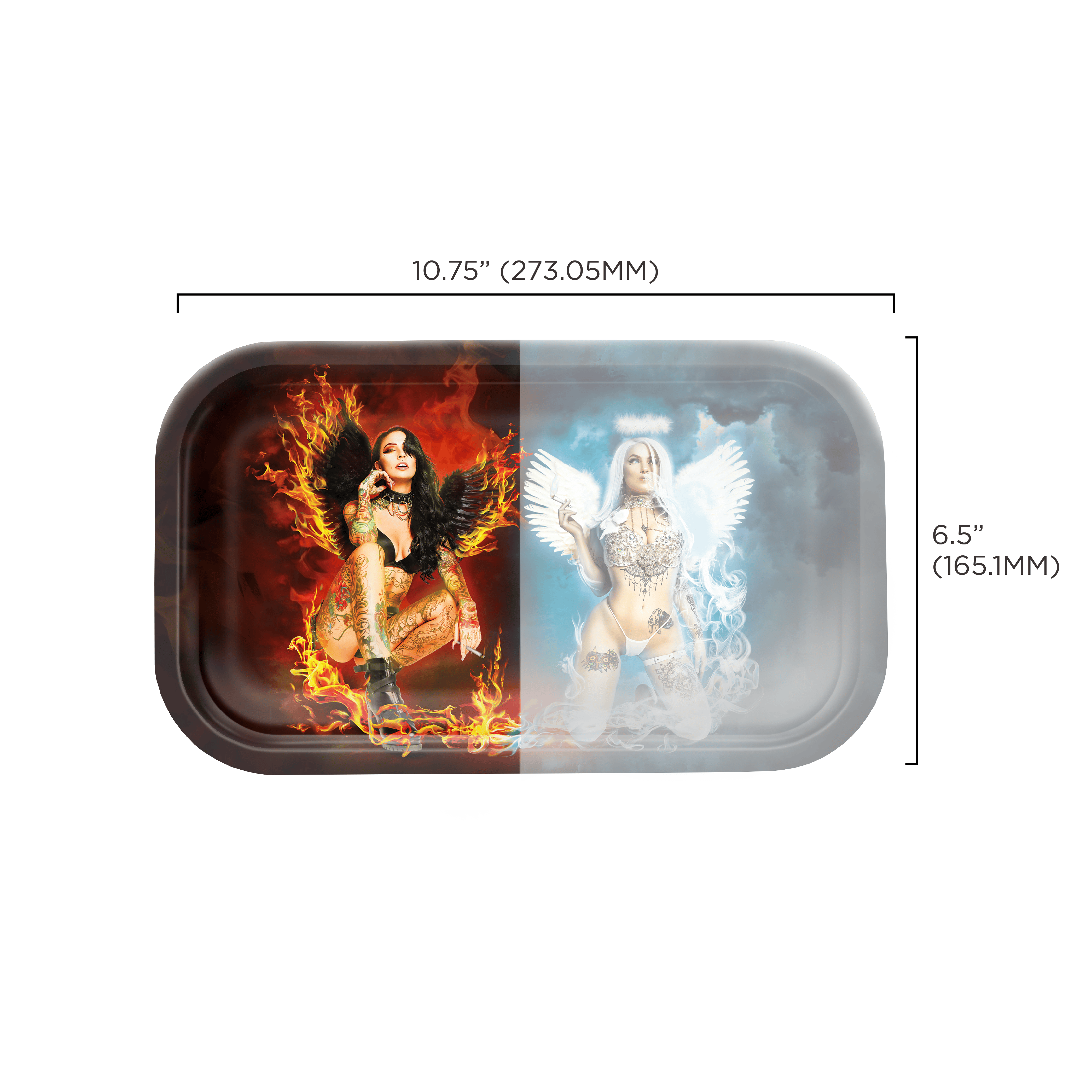 v-syndicate-hybrid-rollin-tray-devil-vs-angel-drehtablett-small-silikonmatte image 7