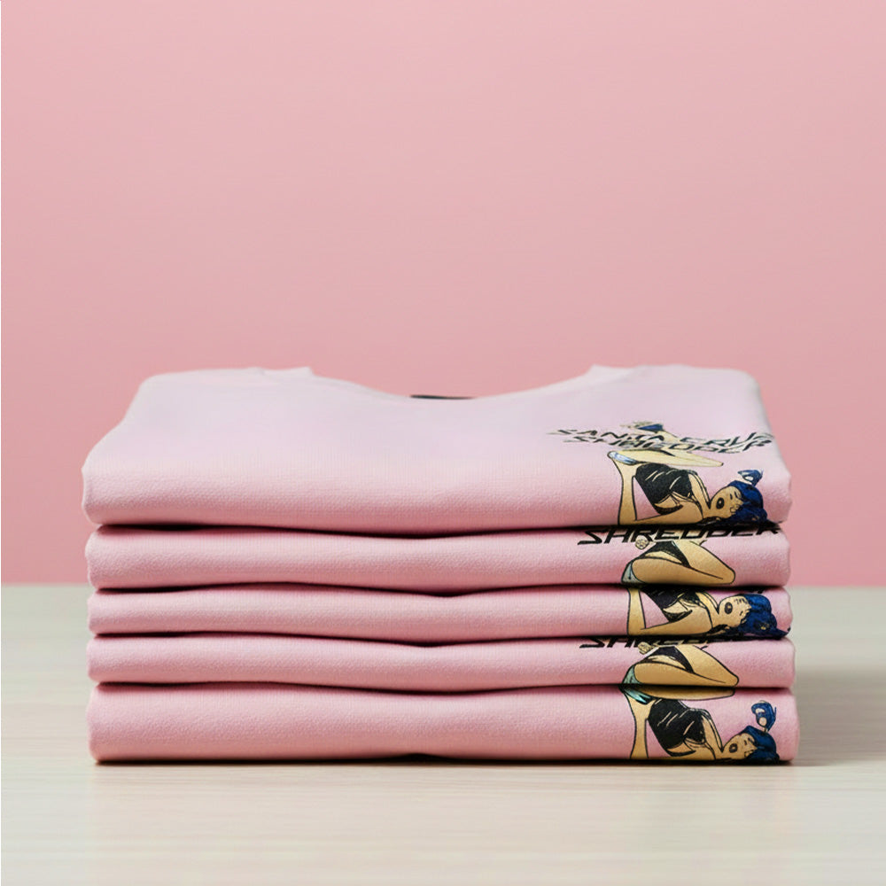 santa-cruz-shredder-roller-girl-t-shirt-damen-rosa-leicht image 6