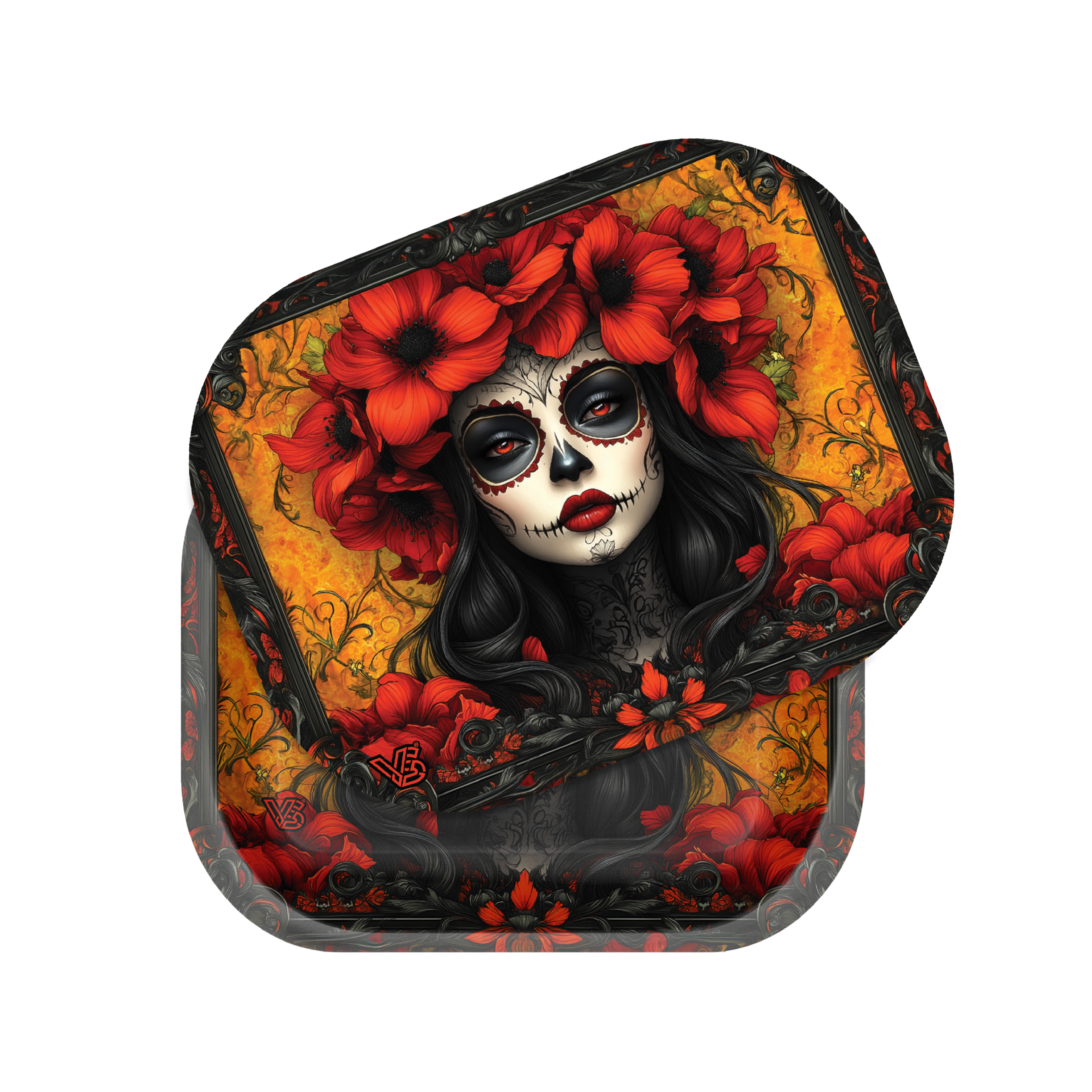 v-syndicate-roll-n-go-calavera-drehtablett-mit-deckel-mini image 4